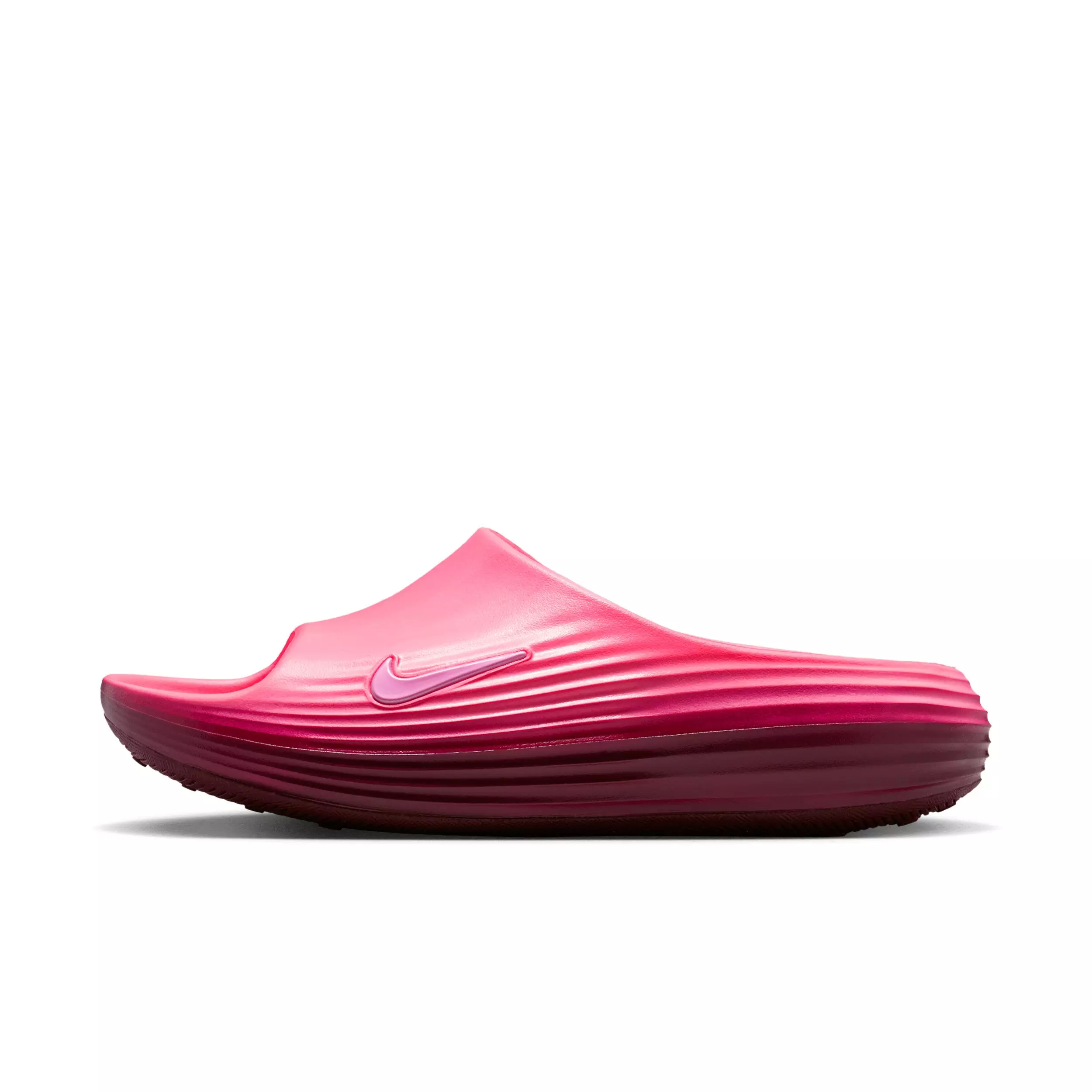 Nike ReactX Rejuven8 "Pink Spell/Bordeaux/Pink Spell" Women's Slide - PINK/BORDEAUX/PINK