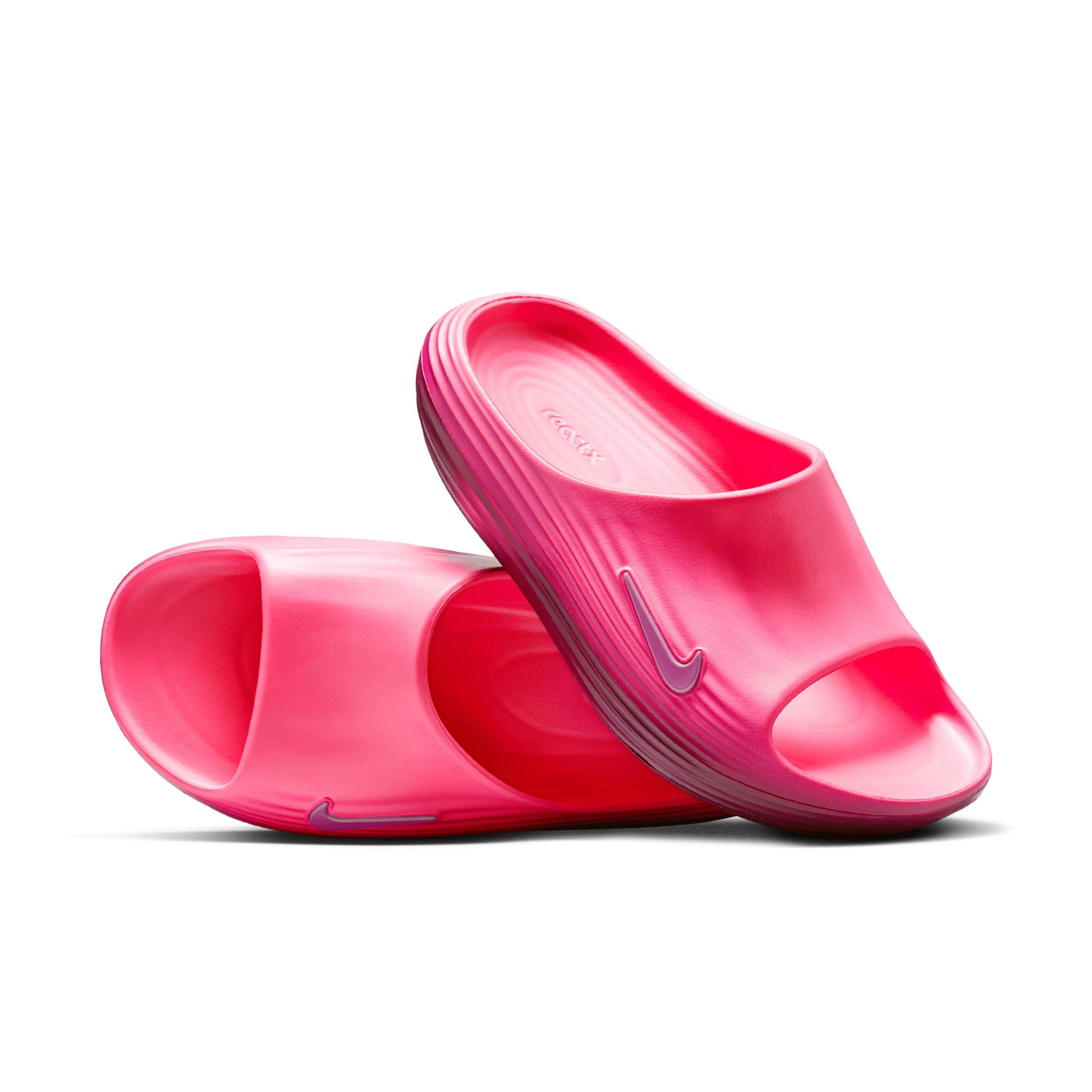 Nike ReactX Rejuven8 "Pink Spell/Bordeaux/Pink Spell" Women's Slide - PINK/BORDEAUX/PINK Thumbnail View 3