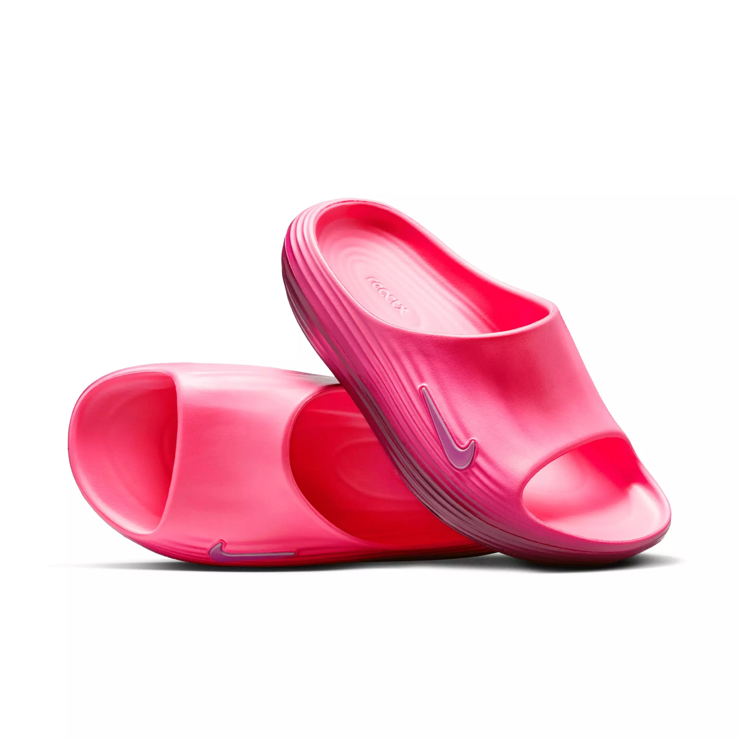 Nike ReactX Rejuven8 "Pink Spell/Bordeaux/Pink Spell" Women's Slide - PINK/BORDEAUX/PINK