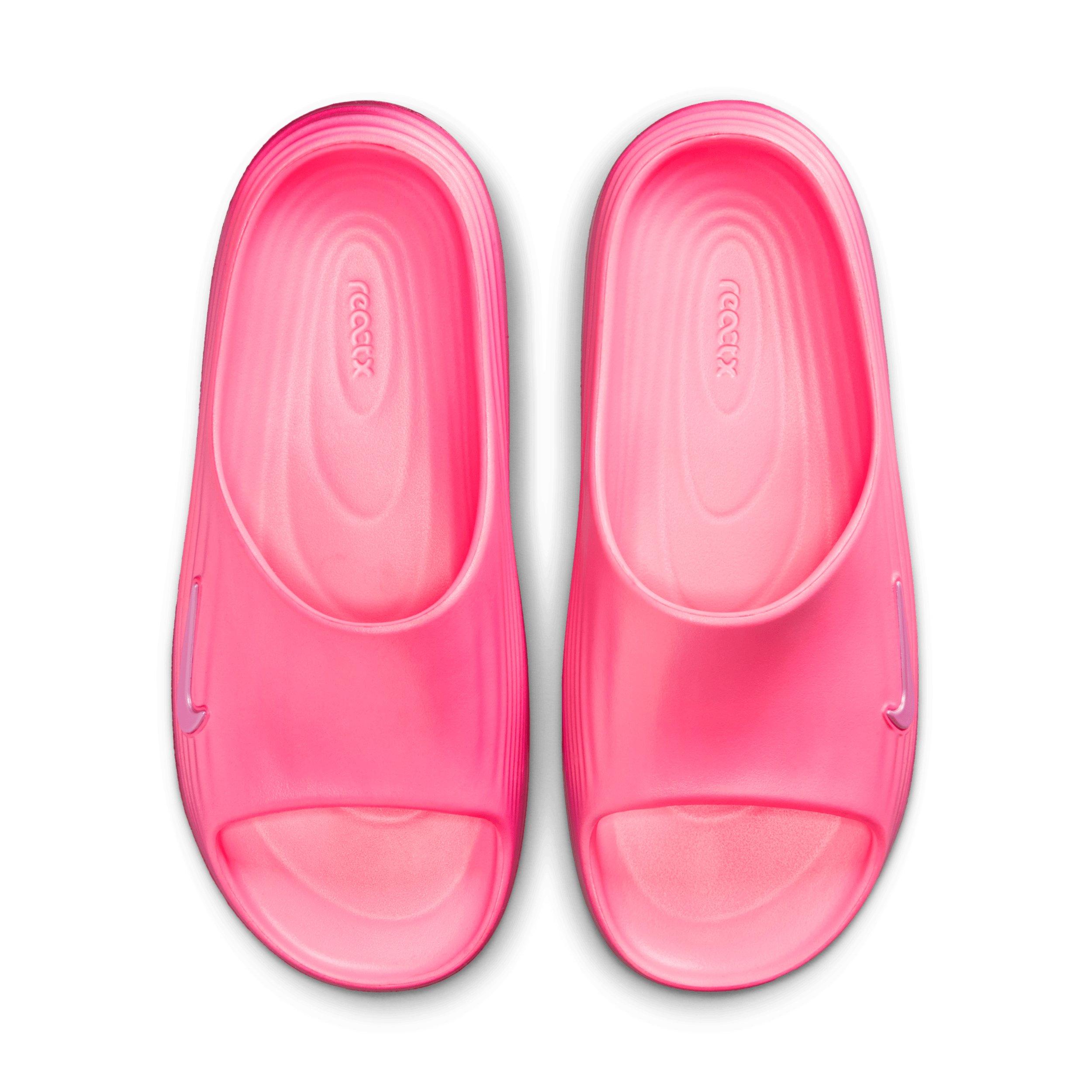 Nike ReactX Rejuven8 "Pink Spell/Bordeaux/Pink Spell" Women's Slide - PINK/BORDEAUX/PINK Thumbnail View 4