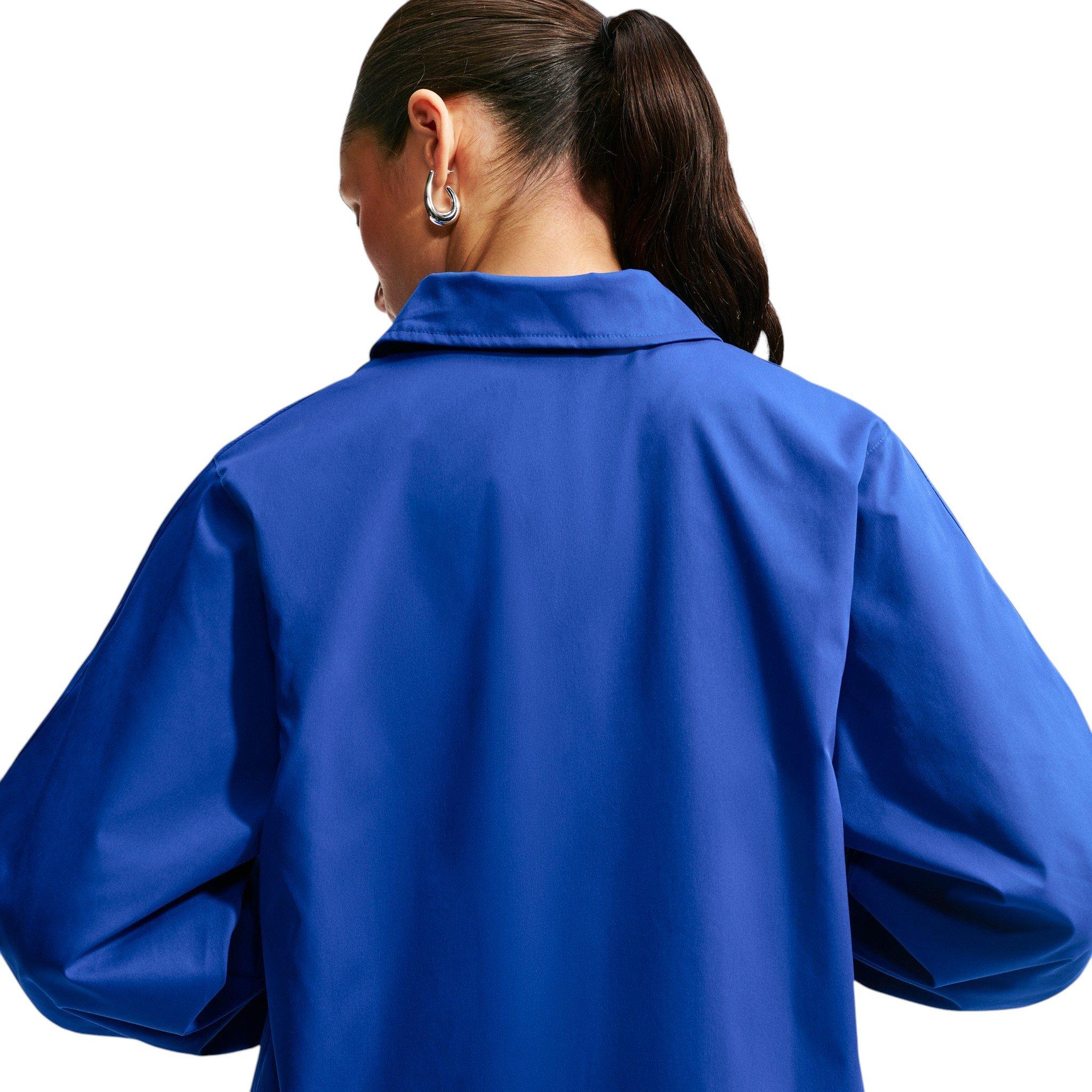 Nike Women's Sportswear Loose Coaches Jacket - Royal - ROYAL