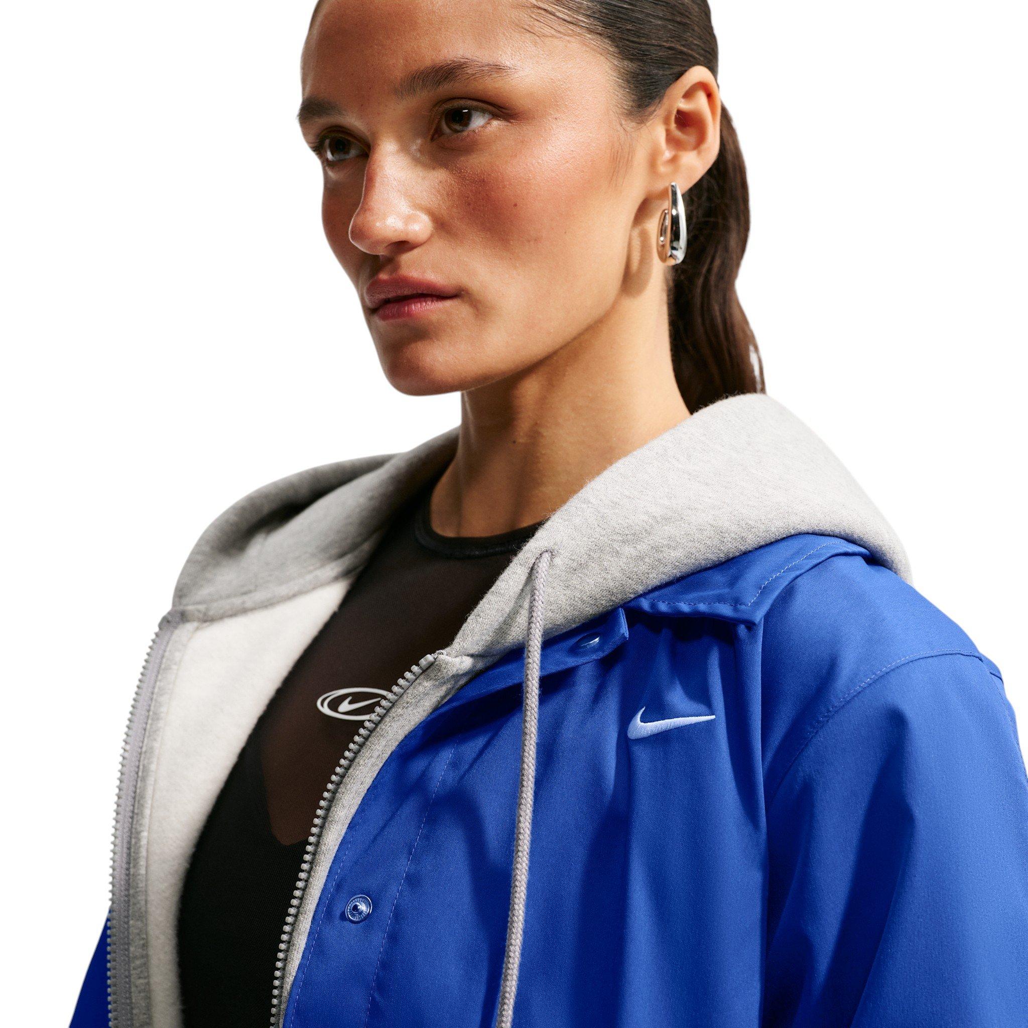 Nike Women's Sportswear Loose Coaches Jacket - Royal - ROYAL
