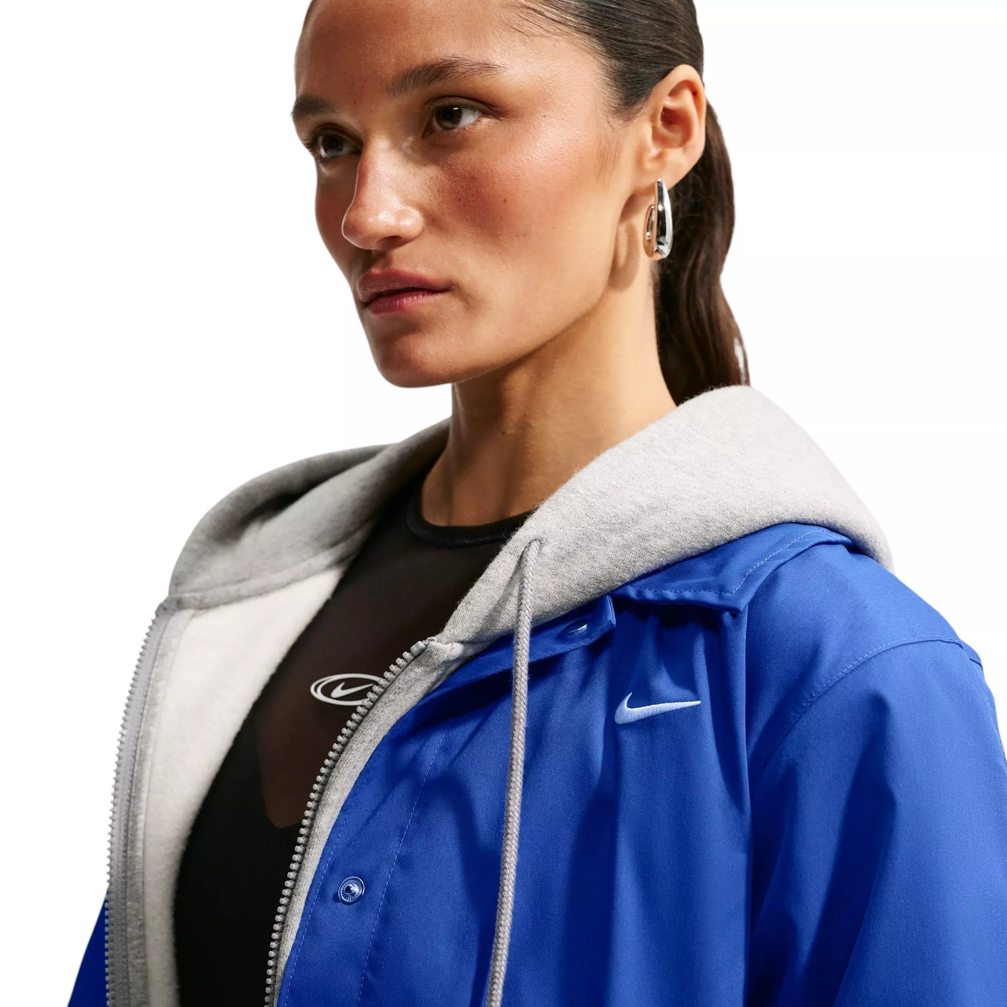 Nike Women's Sportswear Loose Coaches Jacket - Royal - ROYAL
