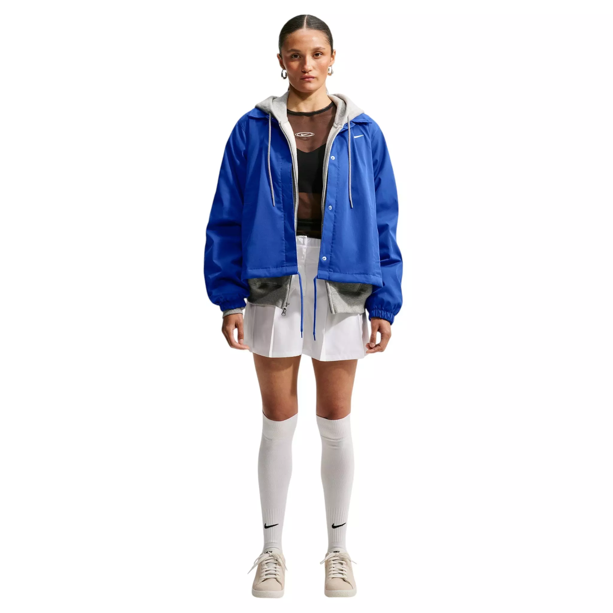 Nike Women's Sportswear Loose Coaches Jacket - Royal - ROYAL