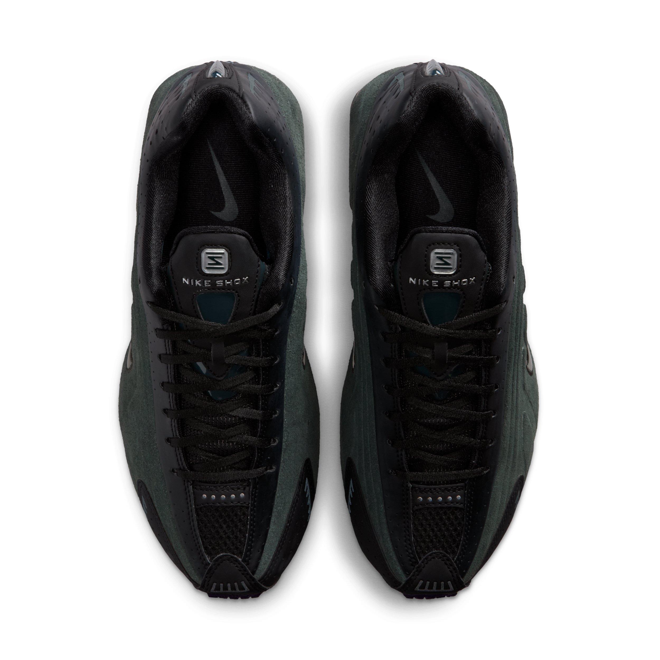 Nike Shox R4 "Black/Metallic Silver/Seaweed" Women's Shoe - BLACK/SILVER/SEAWEED Thumbnail View 4