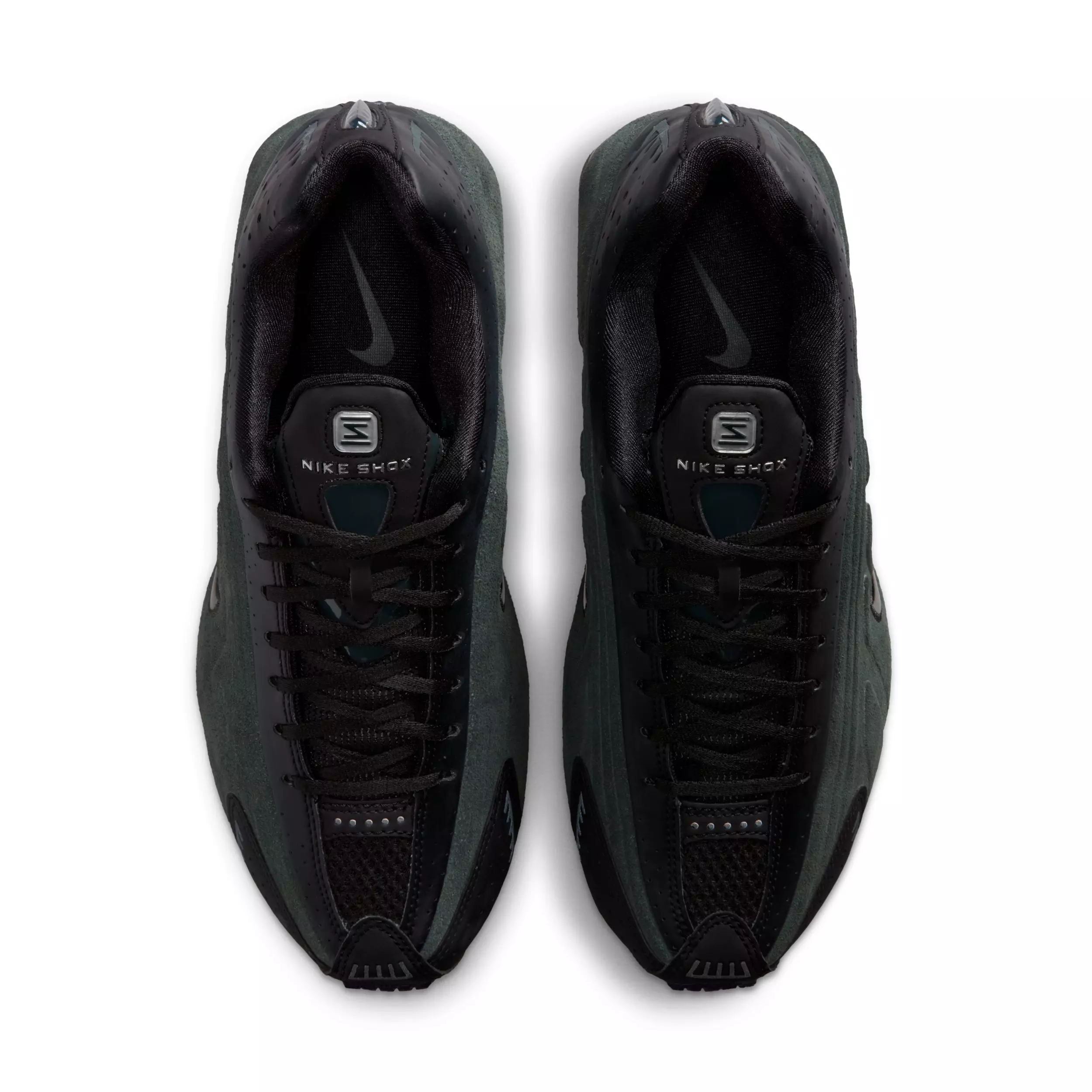 Nike Shox R4 "Black/Metallic Silver/Seaweed" Women's Shoe - BLACK/SILVER/SEAWEED