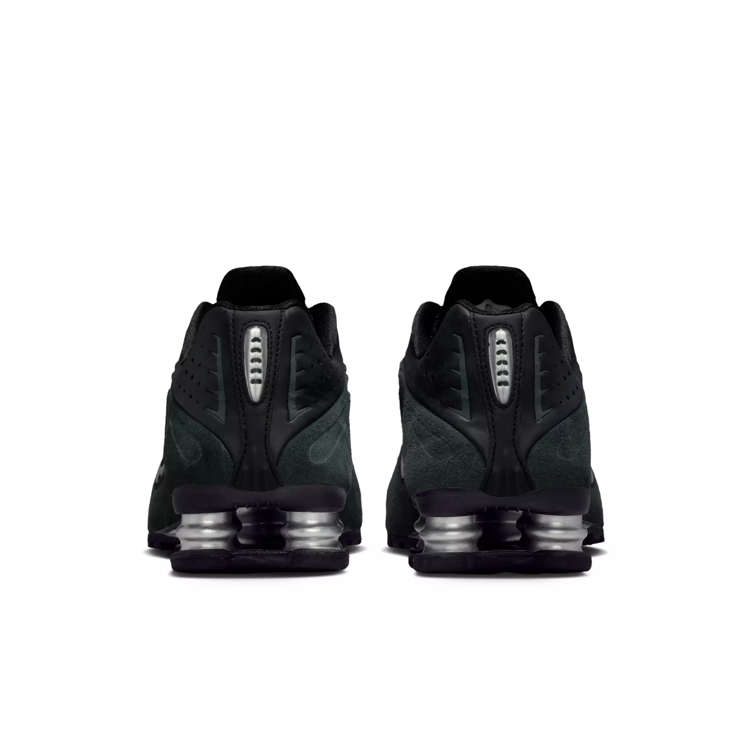 Nike Shox R4 "Black/Metallic Silver/Seaweed" Women's Shoe - BLACK/SILVER/SEAWEED