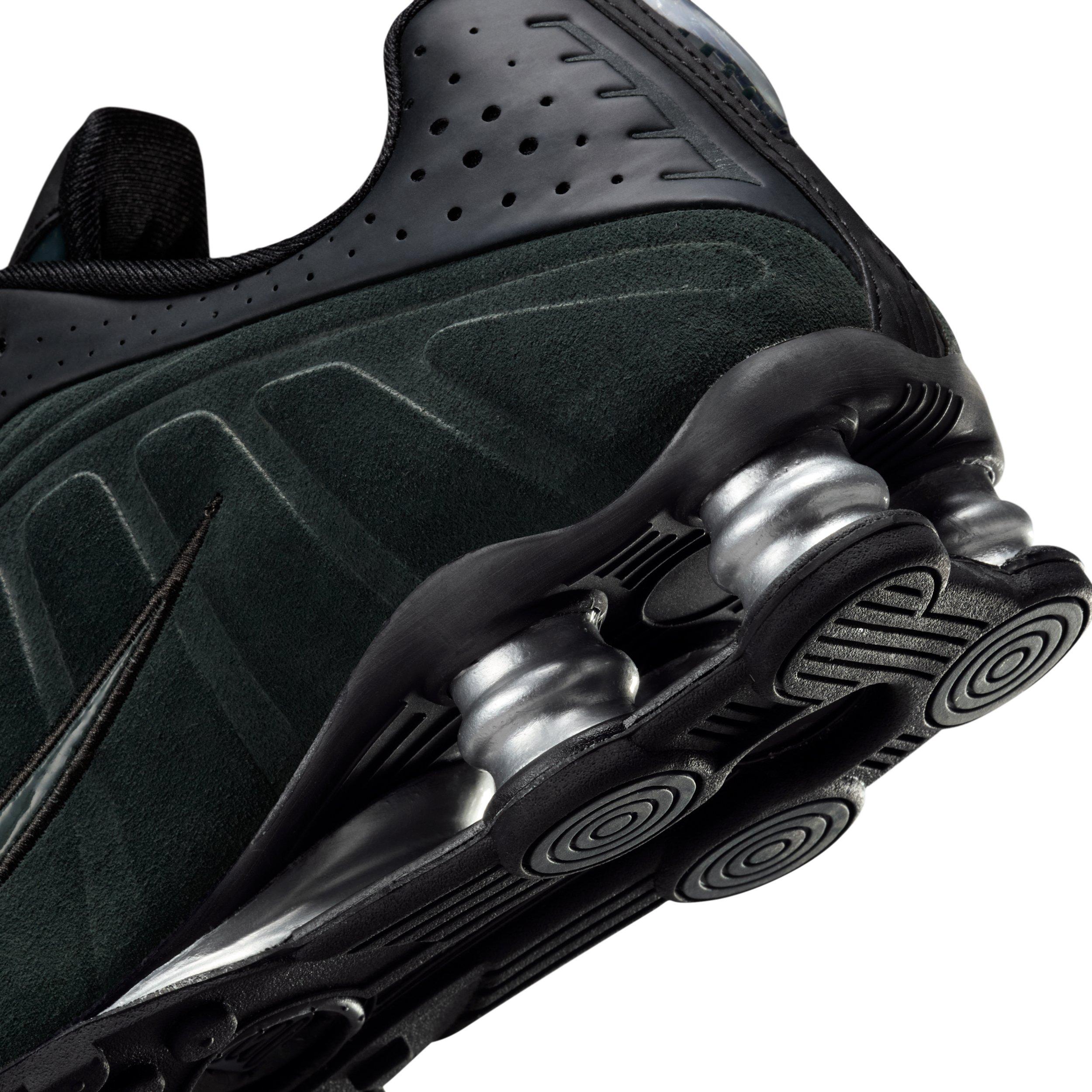 Nike Shox R4 "Black/Metallic Silver/Seaweed" Women's Shoe - BLACK/SILVER/SEAWEED Thumbnail View 8