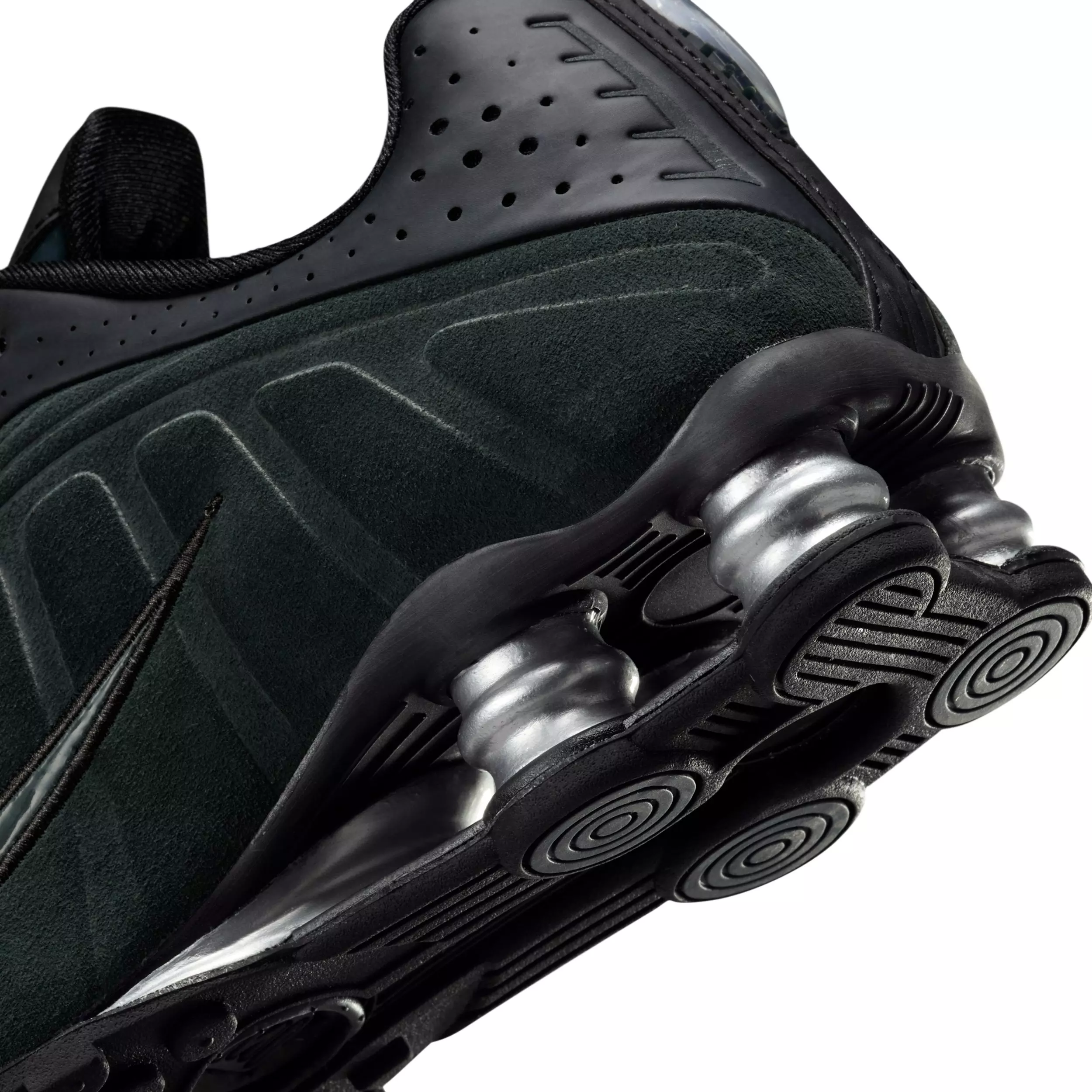 Nike Shox R4 "Black/Metallic Silver/Seaweed" Women's Shoe - BLACK/SILVER/SEAWEED