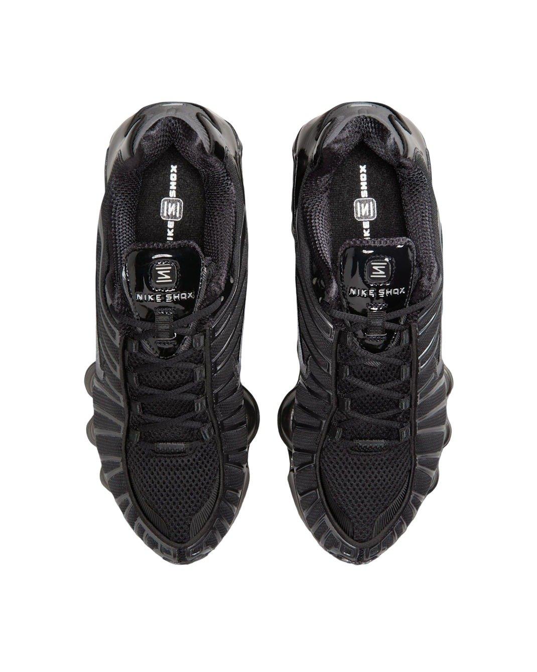Nike Shox TL "Black/Metallic Silver/Black" Women's Shoe - BLACK/SILVER Thumbnail View 3
