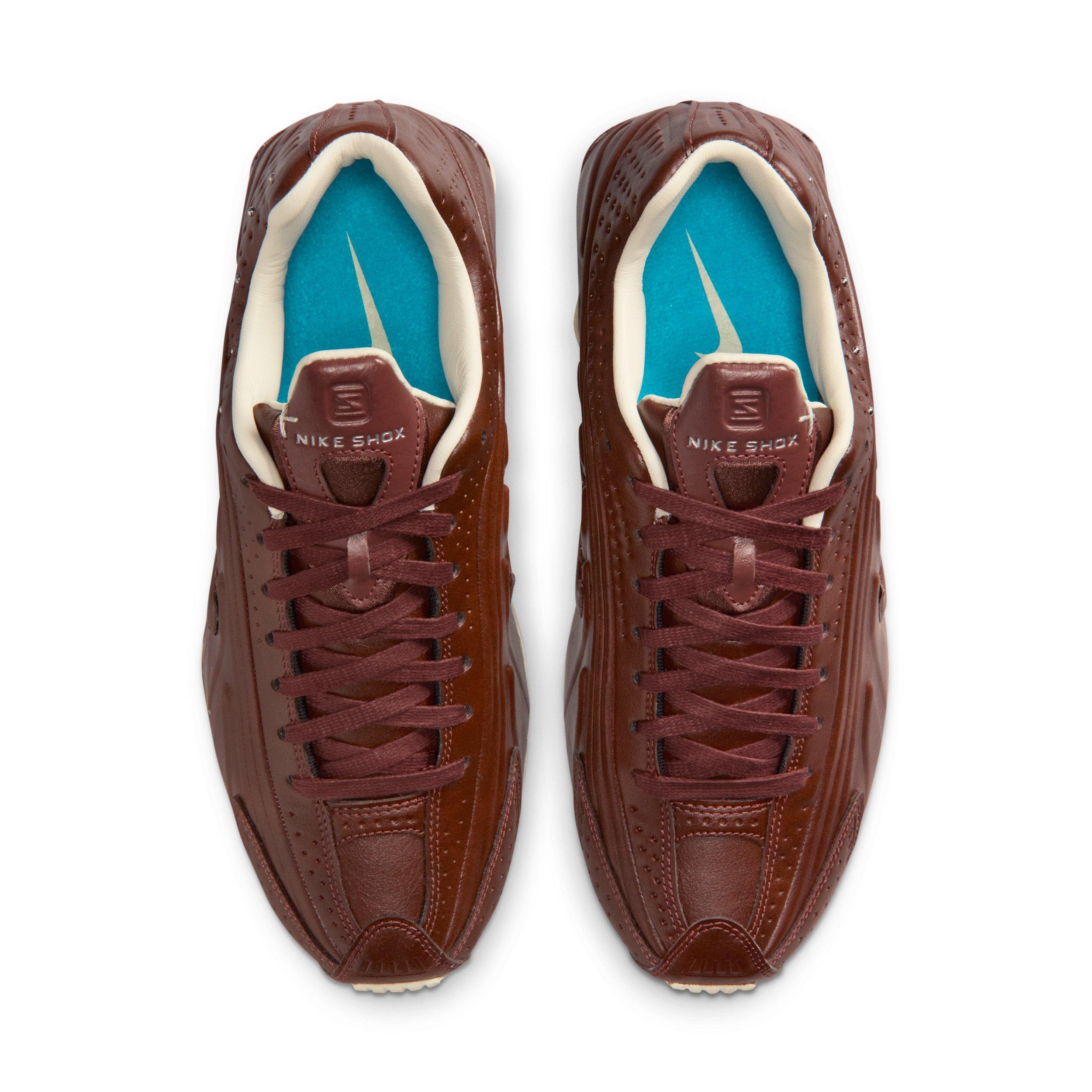 Nike Shox R4 "Dark Pony/Soft Pearl/Pure Platinum/Dark Pony" Women's Shoe - DK PONY/PEARL/PLATINUM/DK PONY Thumbnail View 4