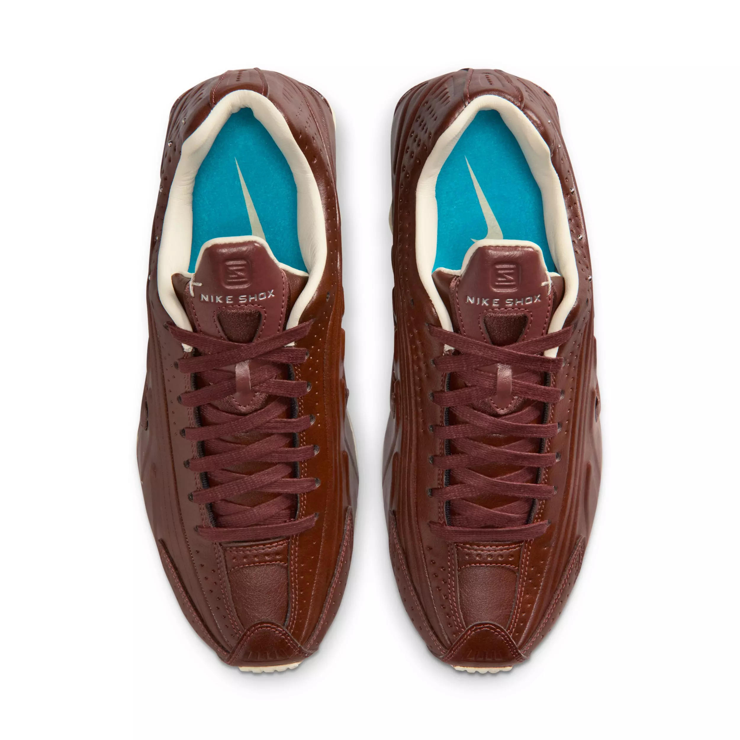 Nike Shox R4 "Dark Pony/Soft Pearl/Pure Platinum/Dark Pony" Women's Shoe - DK PONY/PEARL/PLATINUM/DK PONY