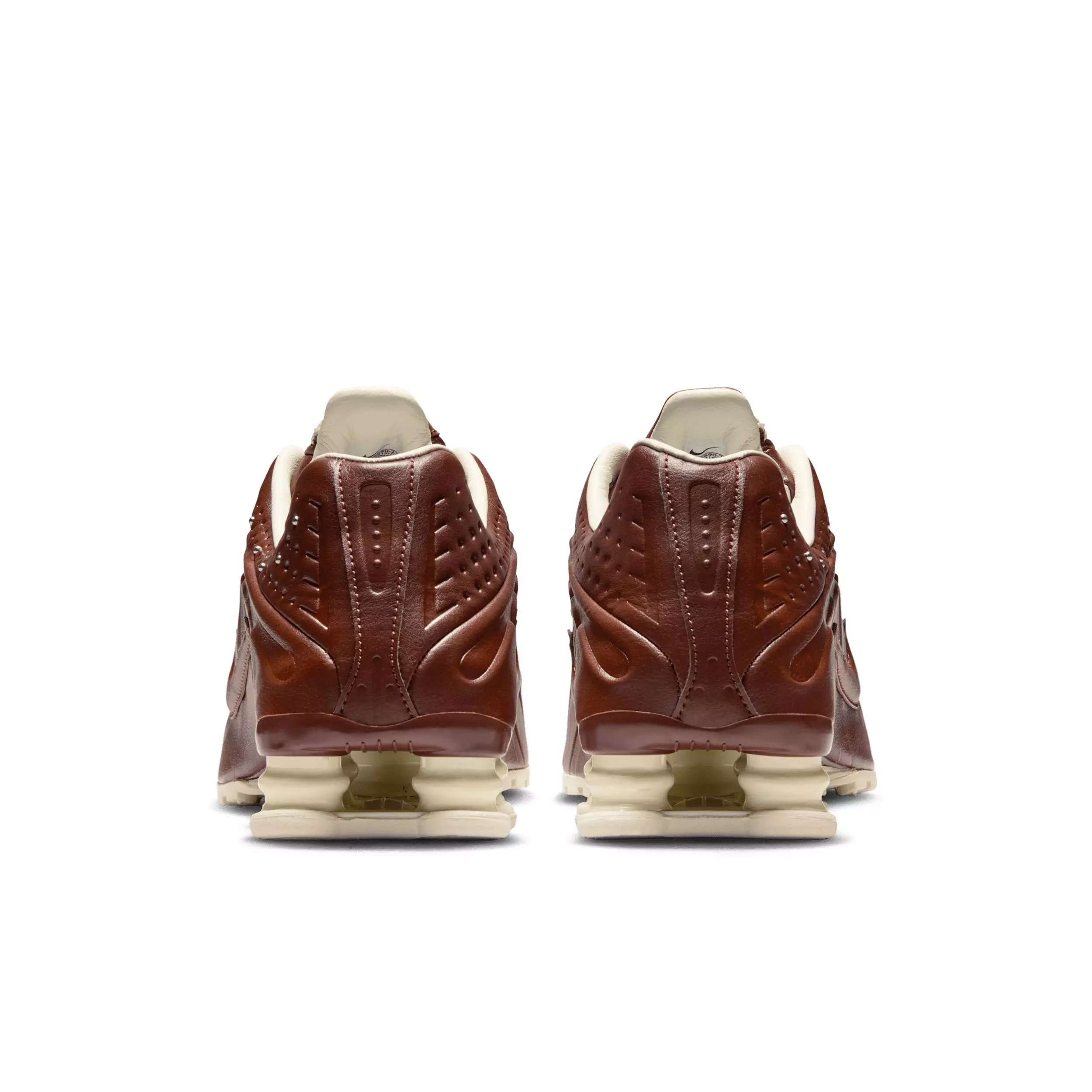 Nike Shox R4 "Dark Pony/Soft Pearl/Pure Platinum/Dark Pony" Women's Shoe - DK PONY/PEARL/PLATINUM/DK PONY