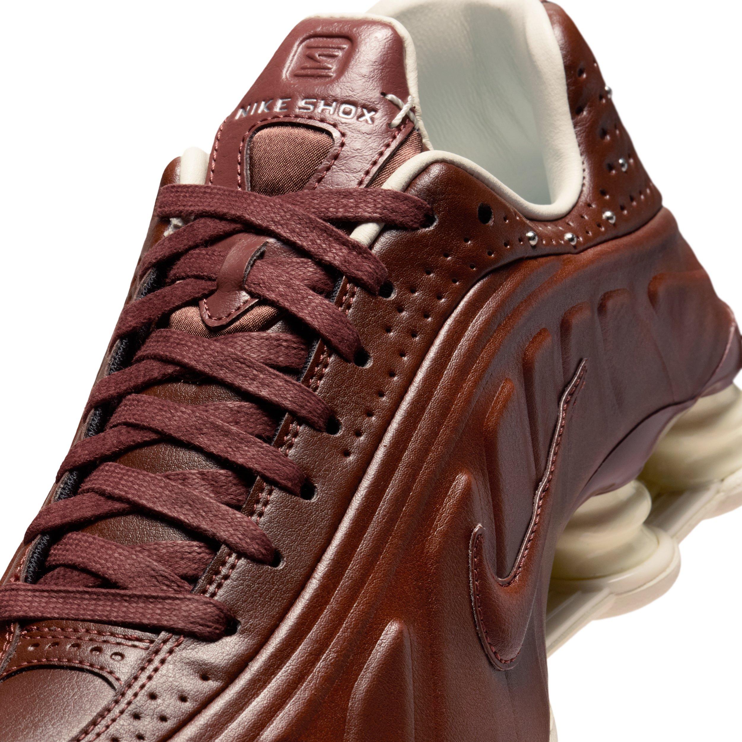 Nike Shox R4 "Dark Pony/Soft Pearl/Pure Platinum/Dark Pony" Women's Shoe - DK PONY/PEARL/PLATINUM/DK PONY Thumbnail View 7