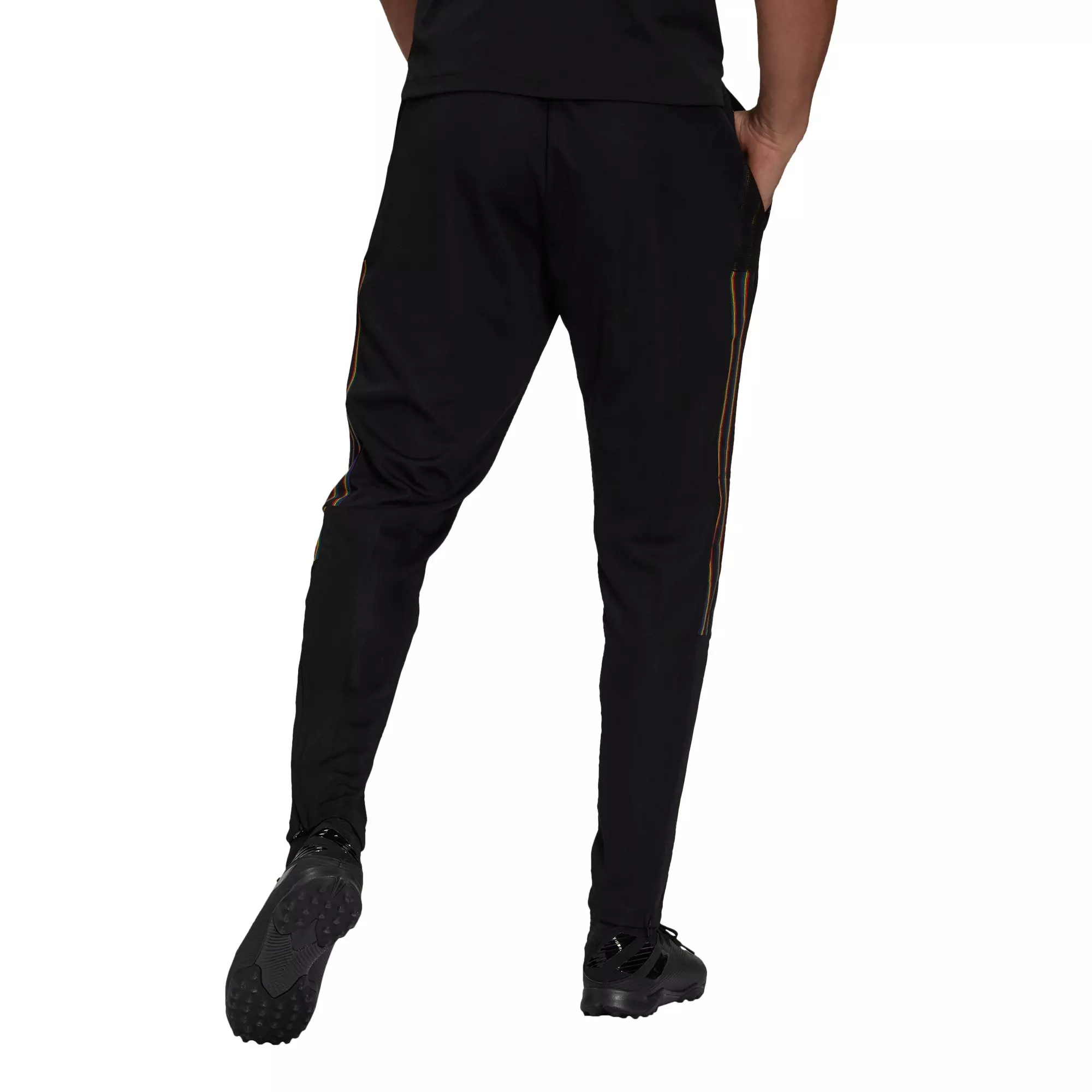 adidas Men's Tiro Pride Black Track Pants - BLACK