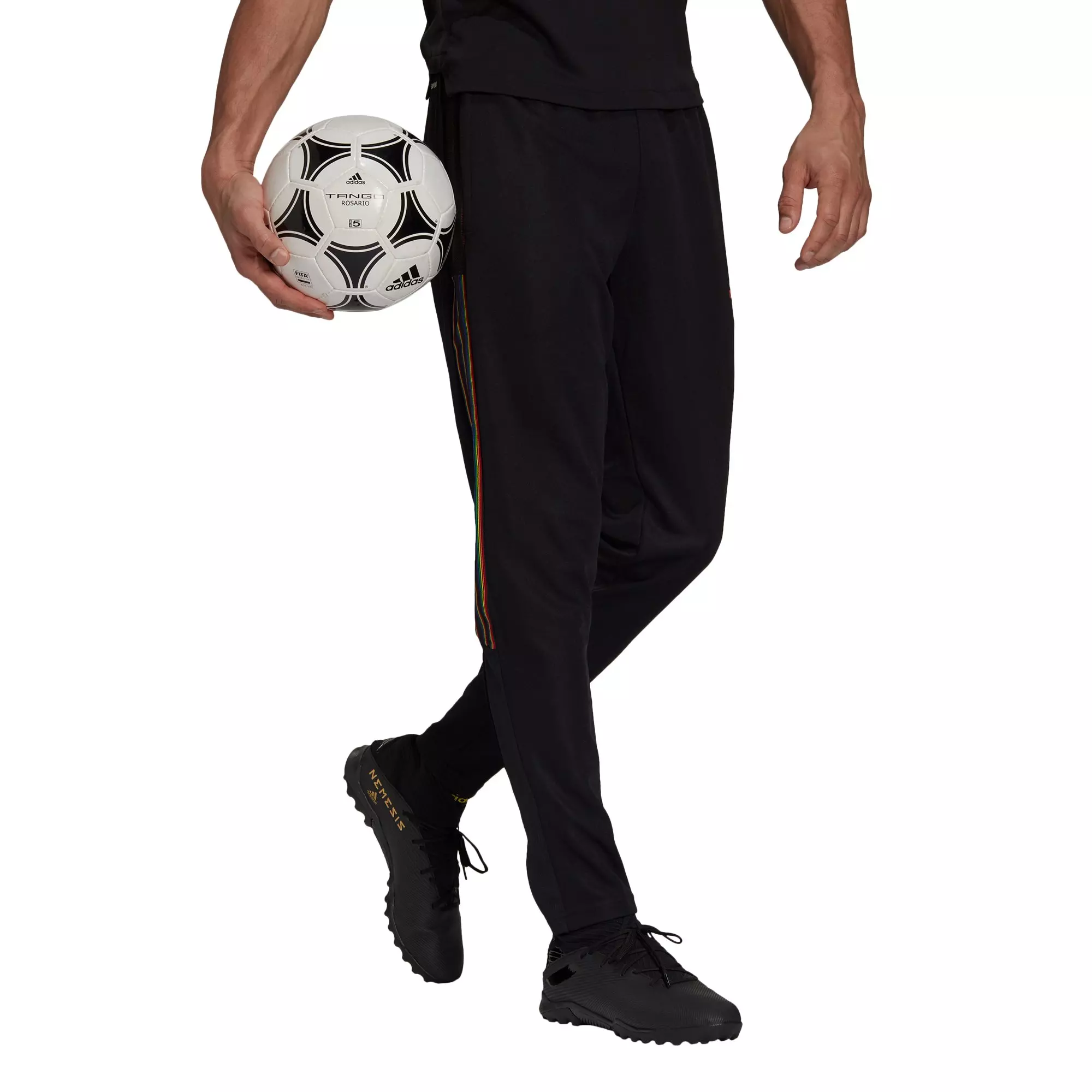 adidas Men's Tiro Pride Black Track Pants - BLACK