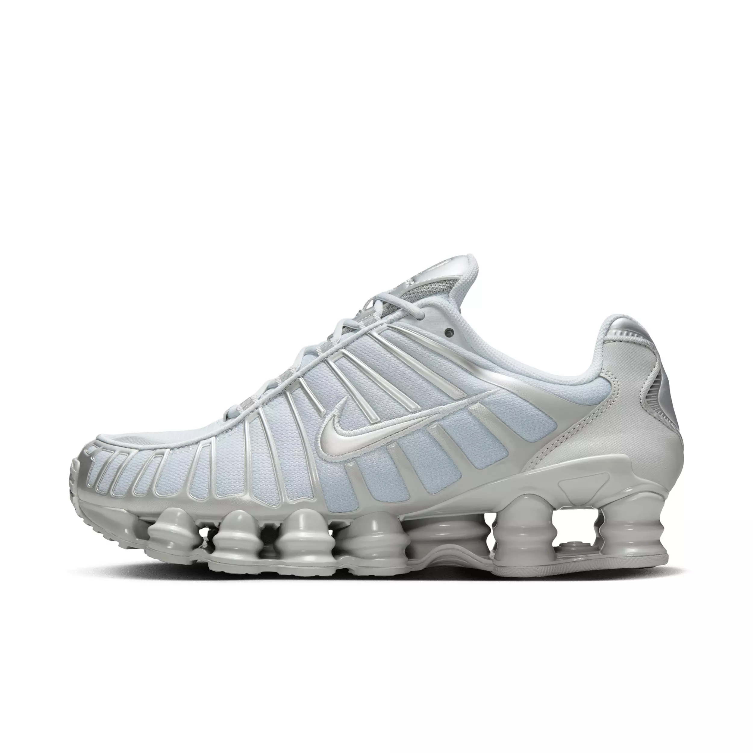 Nike Shox TL "Pure Platinum/Smoke Grey/Metallic Silver" Women's Shoe - PLATINUM/GREY/SILVER