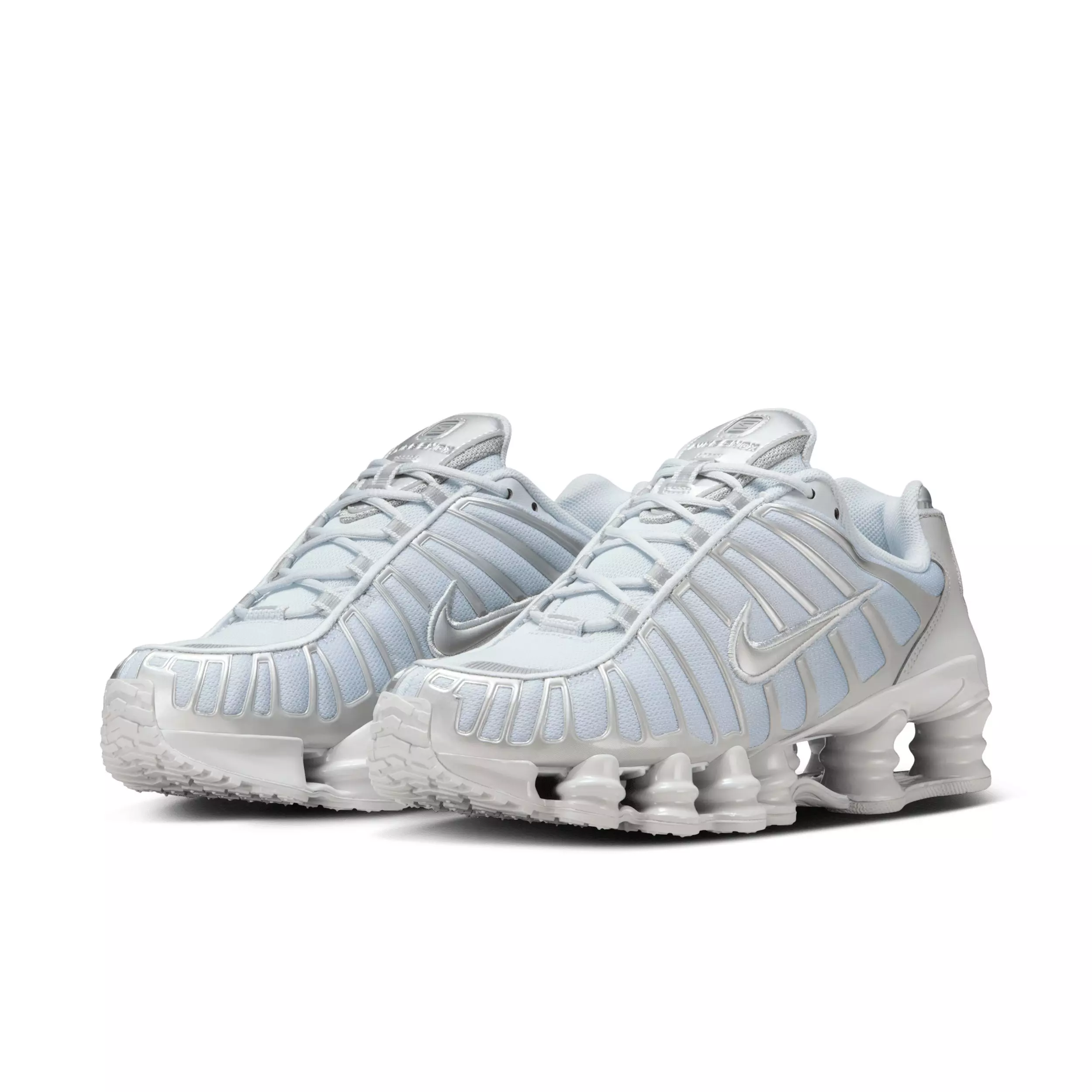Nike Shox TL "Pure Platinum/Smoke Grey/Metallic Silver" Women's Shoe - PLATINUM/GREY/SILVER