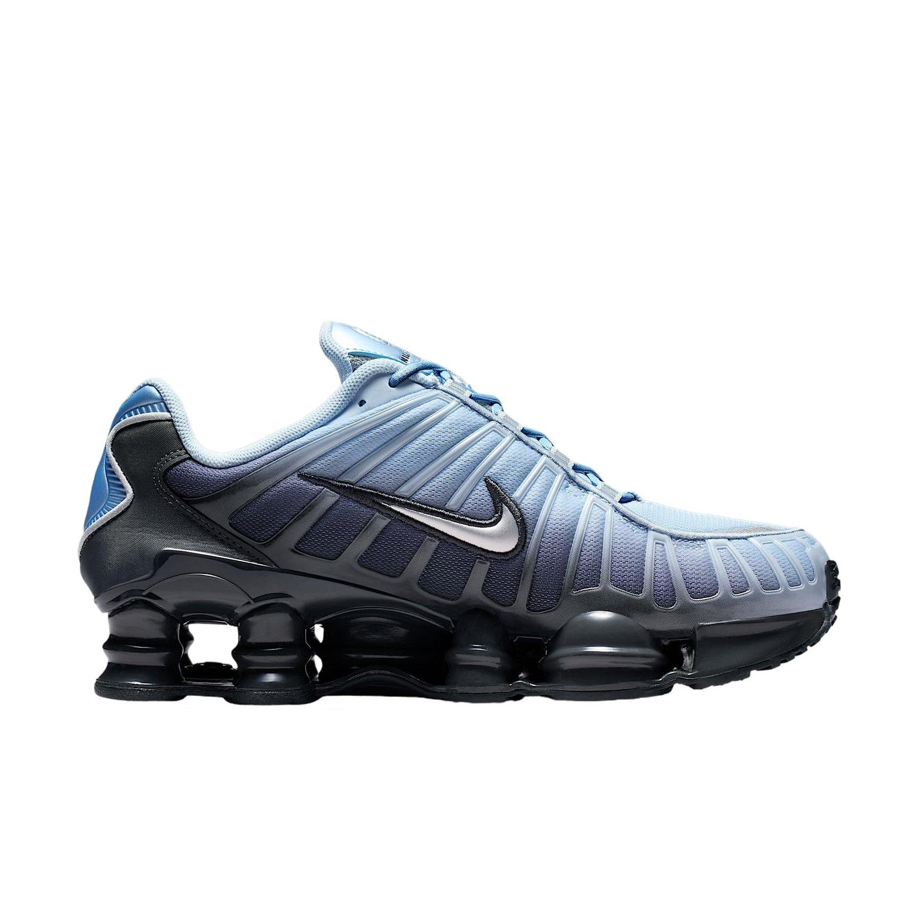 Nike Shox TL "Anthracite/Light Armory Blue/Metallic Silver" Women's Shoe - ANTHRACITE/LT BLUE/SILVER Thumbnail View 1