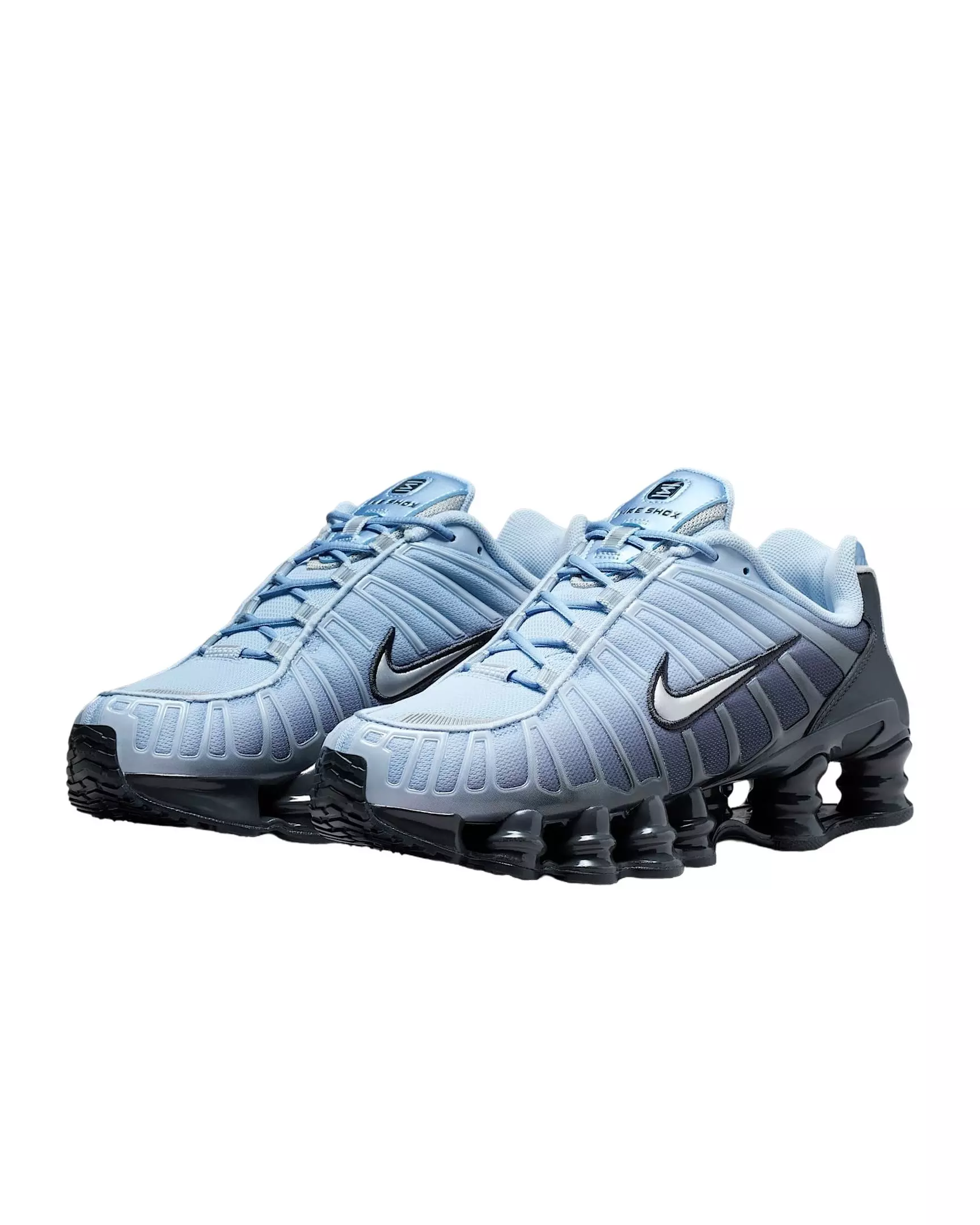 Nike Shox TL "Anthracite/Light Armory Blue/Metallic Silver" Women's Shoe - ANTHRACITE/LT BLUE/SILVER