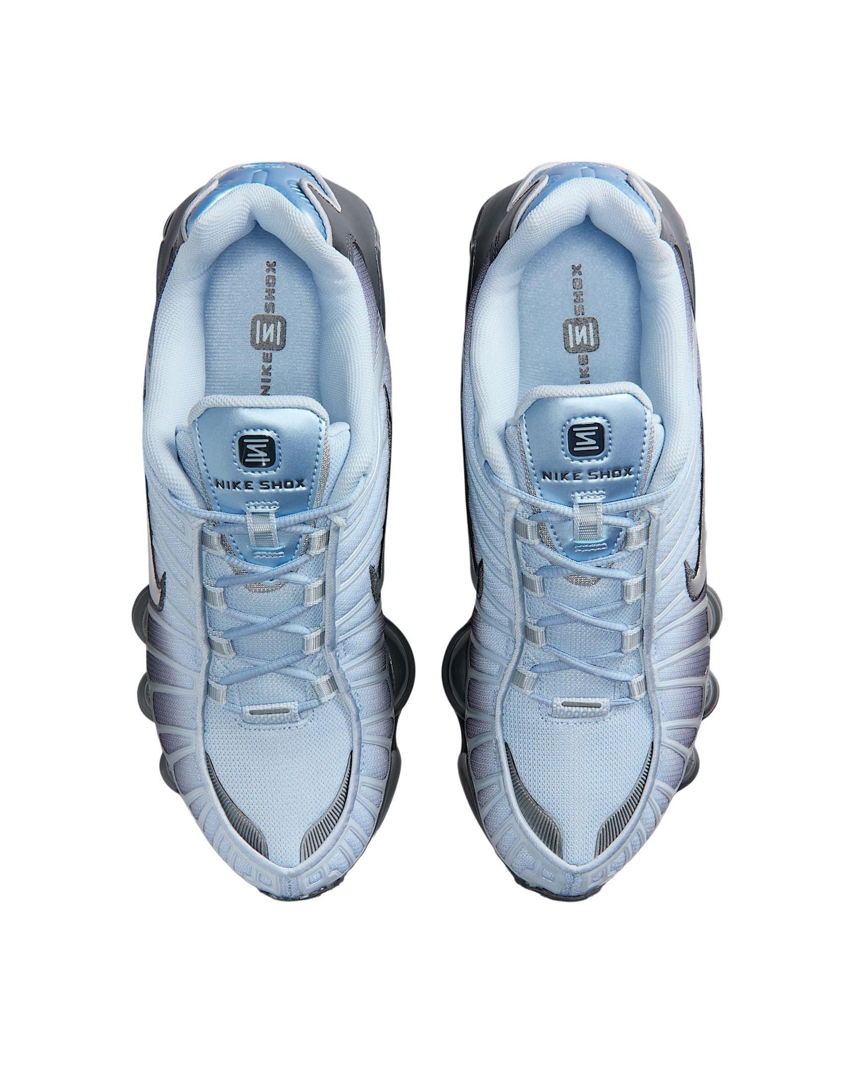Nike Shox TL "Anthracite/Light Armory Blue/Metallic Silver" Women's Shoe - ANTHRACITE/LT BLUE/SILVER Thumbnail View 4