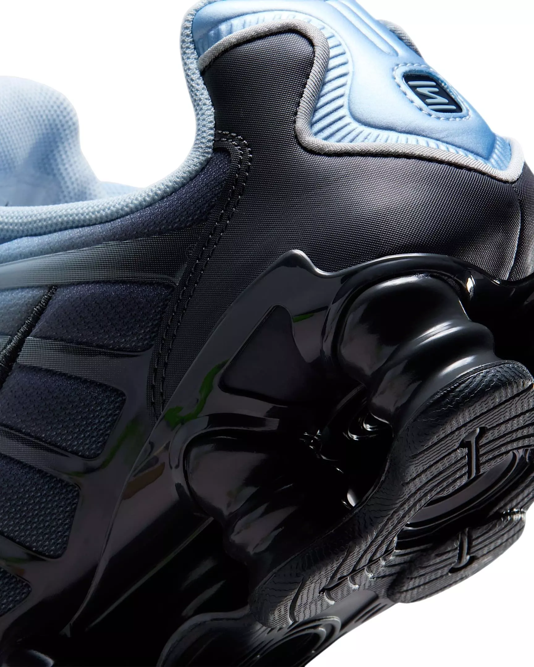 Nike Shox TL "Anthracite/Light Armory Blue/Metallic Silver" Women's Shoe - ANTHRACITE/LT BLUE/SILVER