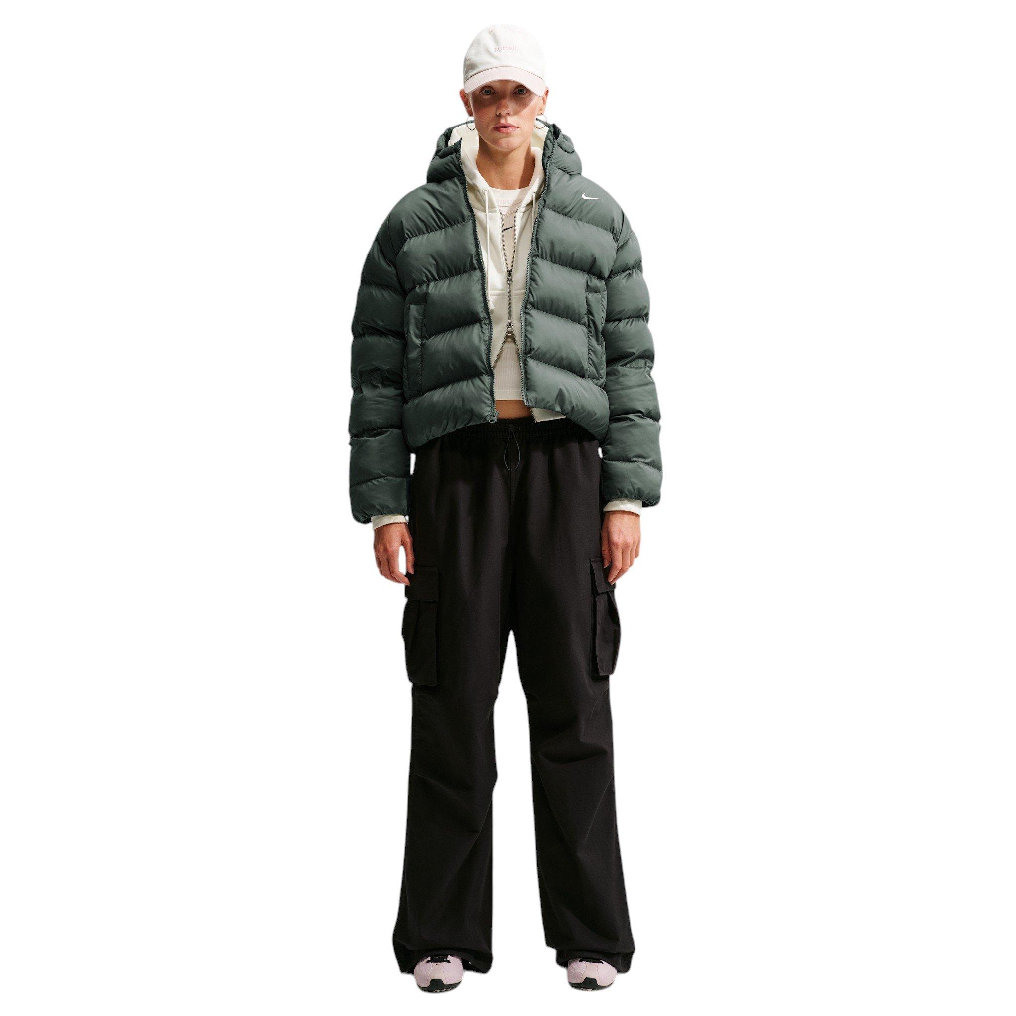 Nike Women's Therma-FIT Synthetic Classic Jacket - Camo Green - CAMO GREEN