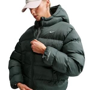 Nike Women's Therma-FIT Synthetic Classic Jacket - Camo Green - CAMO GREEN