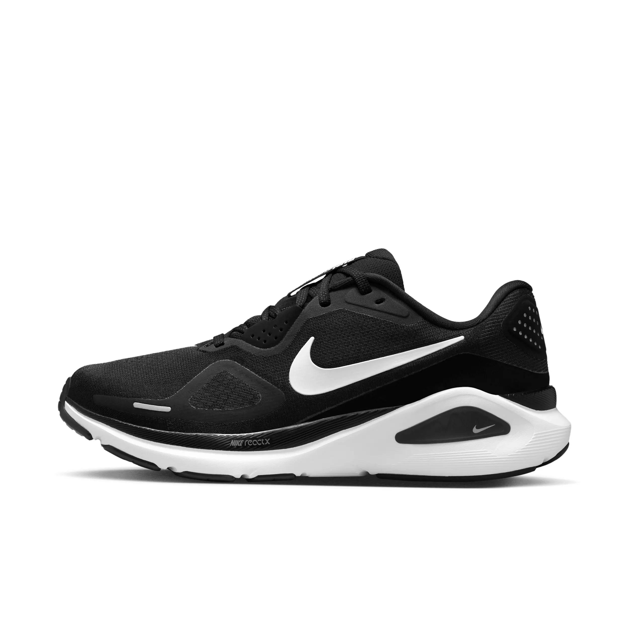 Nike Structure 26 "Black/Cool Grey/Metallic Silver/White" Women's Running Shoe - BLACK/GREY/SILVER/WHITE