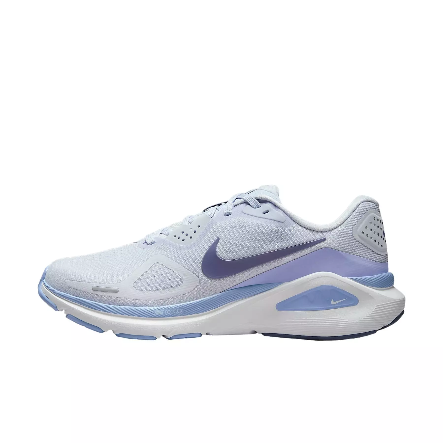 Nike Structure 26 "Football Grey/Aluminum/White/World Indigo" Women's Running Shoe - GREY/ALUMINUM/WHITE/INDIGO