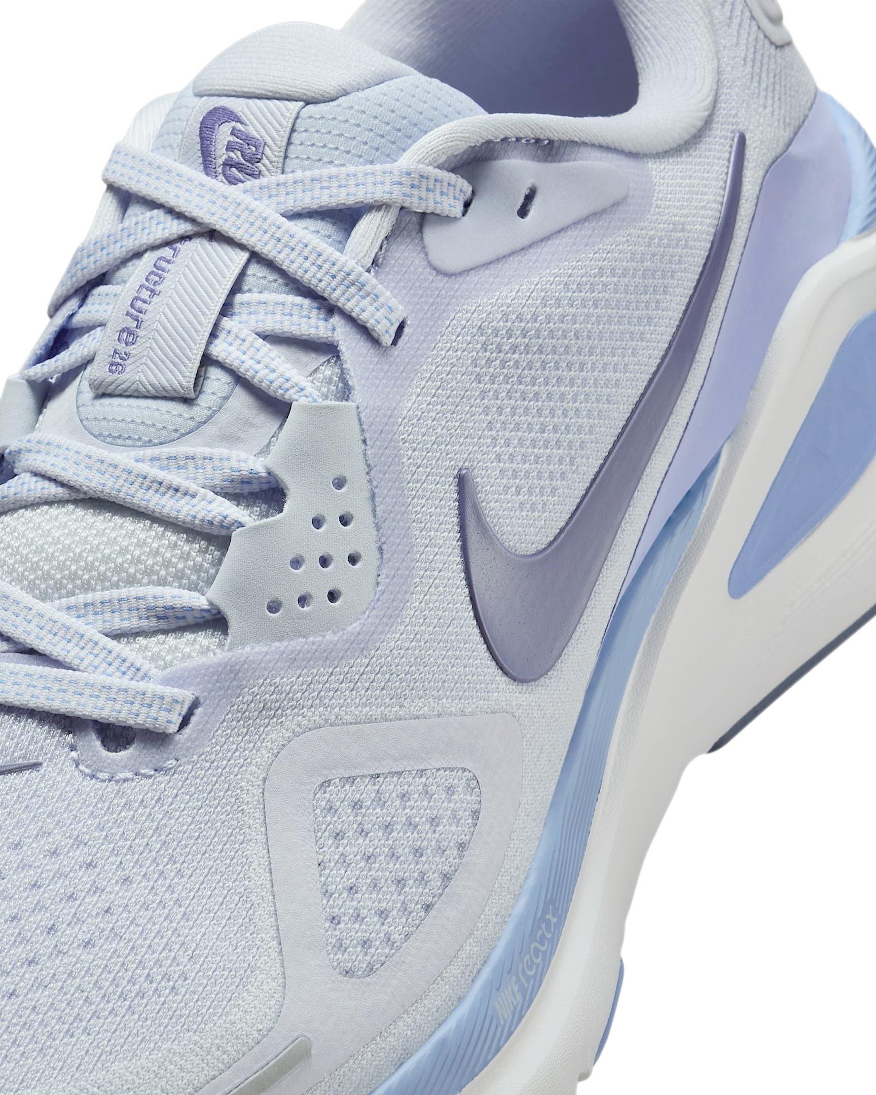 Nike Structure 26 "Football Grey/Aluminum/White/World Indigo" Women's Running Shoe - GREY/ALUMINUM/WHITE/INDIGO Thumbnail View 7