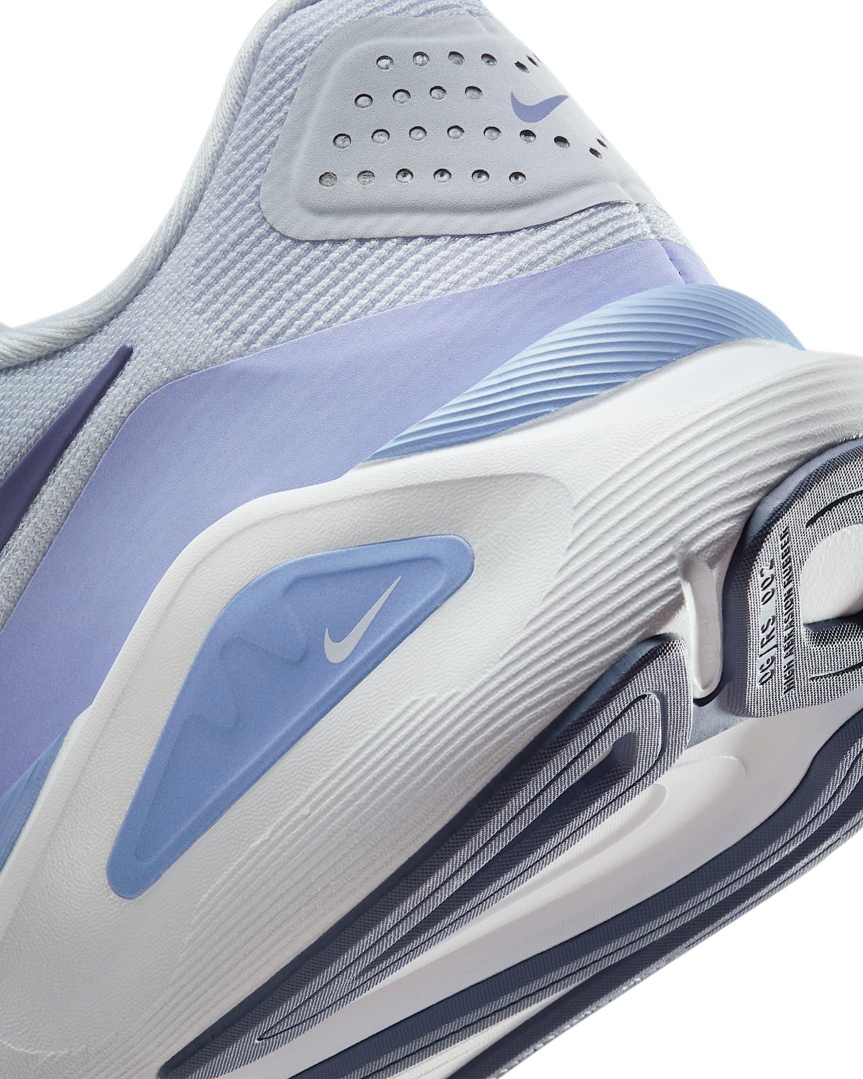 Nike Structure 26 "Football Grey/Aluminum/White/World Indigo" Women's Running Shoe - GREY/ALUMINUM/WHITE/INDIGO Thumbnail View 8