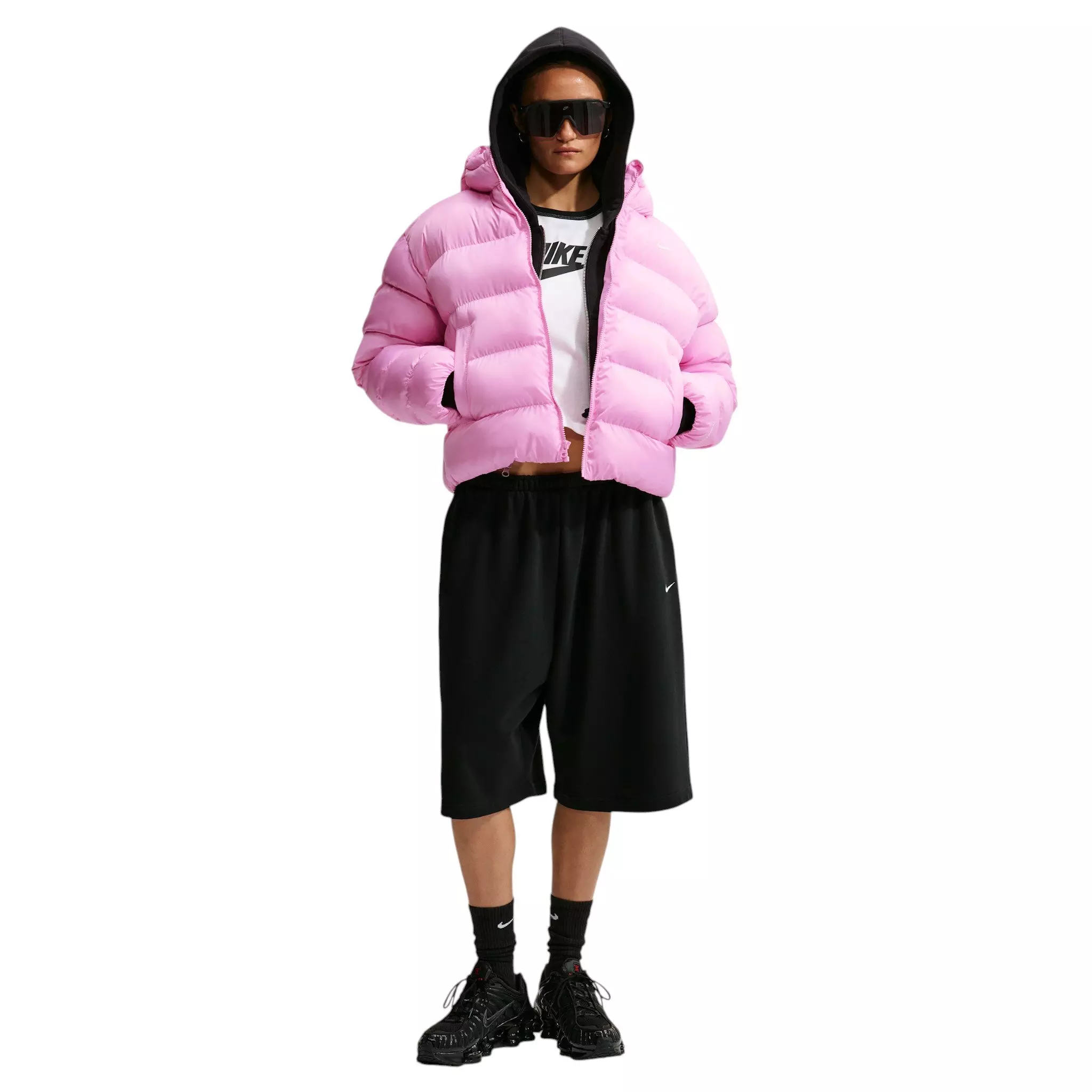 Nike Women's Therma-FIT Synthetic Classic Jacket - Pink - PINK