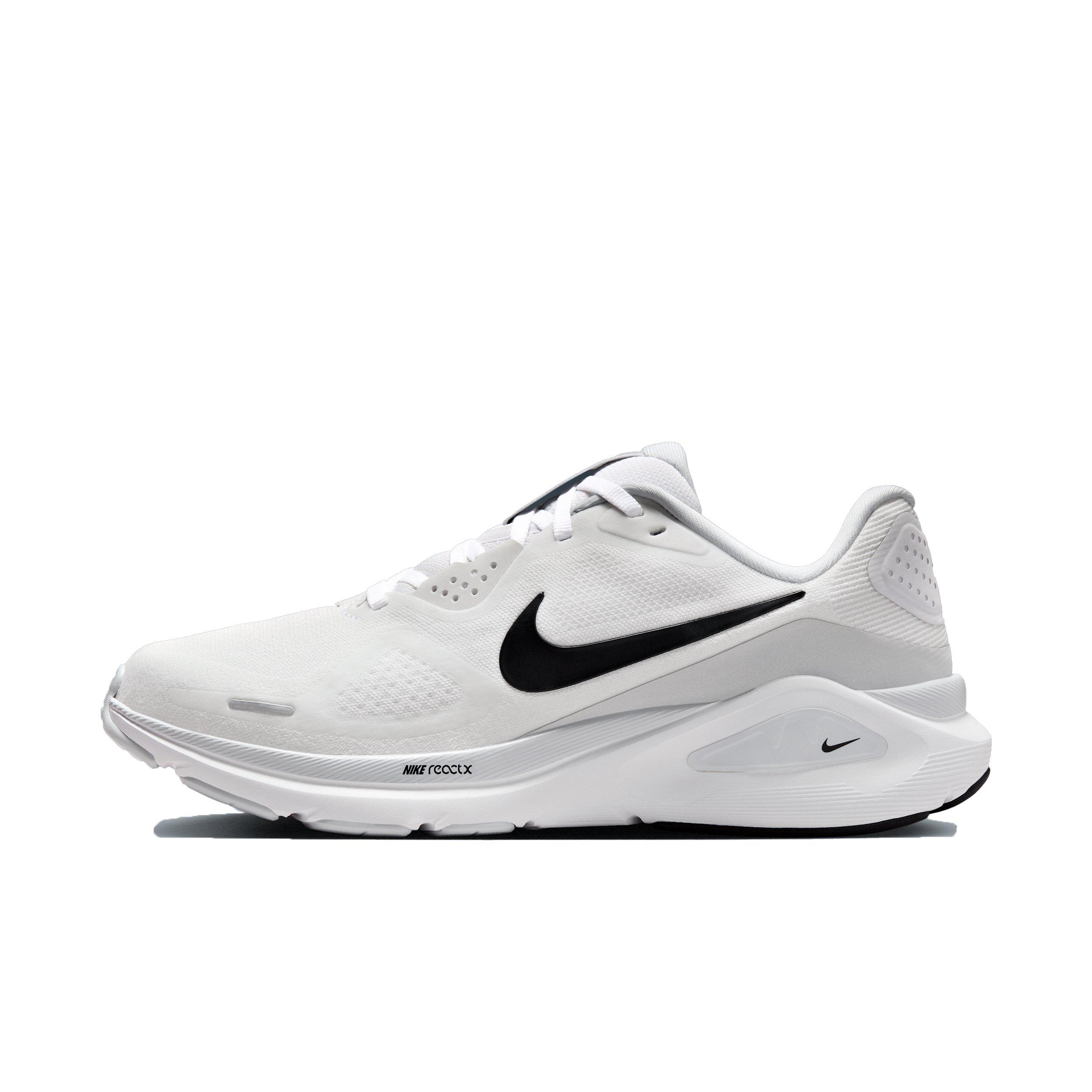 Nike Structure 26 "White/Pure Platinum/Black" Women's Running Shoe - WHITE/PLATINUM/BLACK Thumbnail View 2