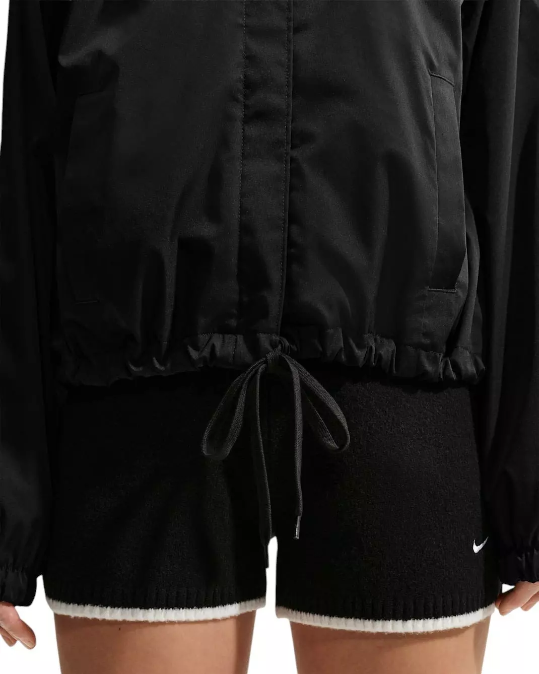 Nike Women's Sportswear Oversized Balloon Track Jacket - Black - BLACK