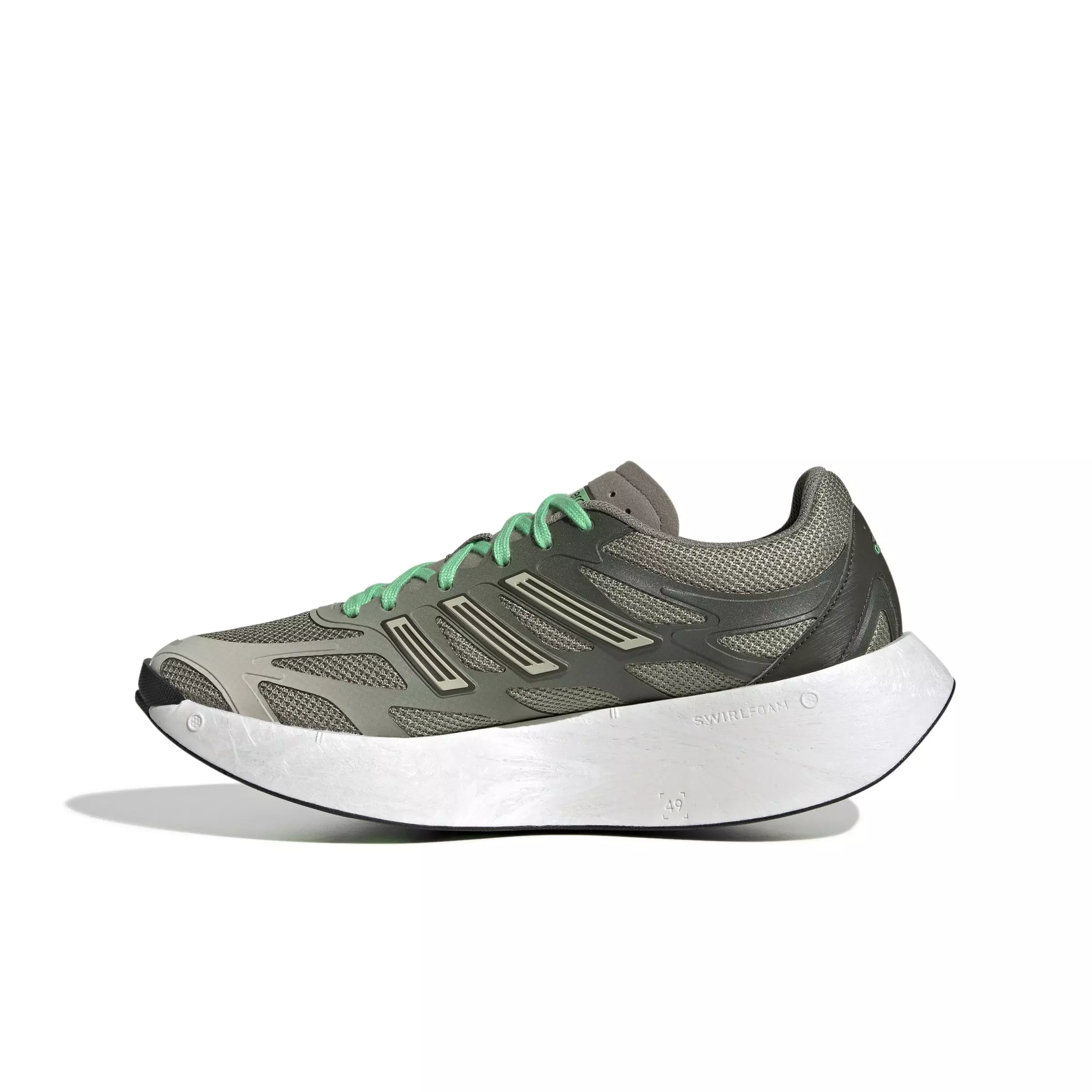 adidas Originals Adizero Aruku "Trace Cargo/Night Cargo/Semi Screaming Green" Unisex Shoe - BEIGE