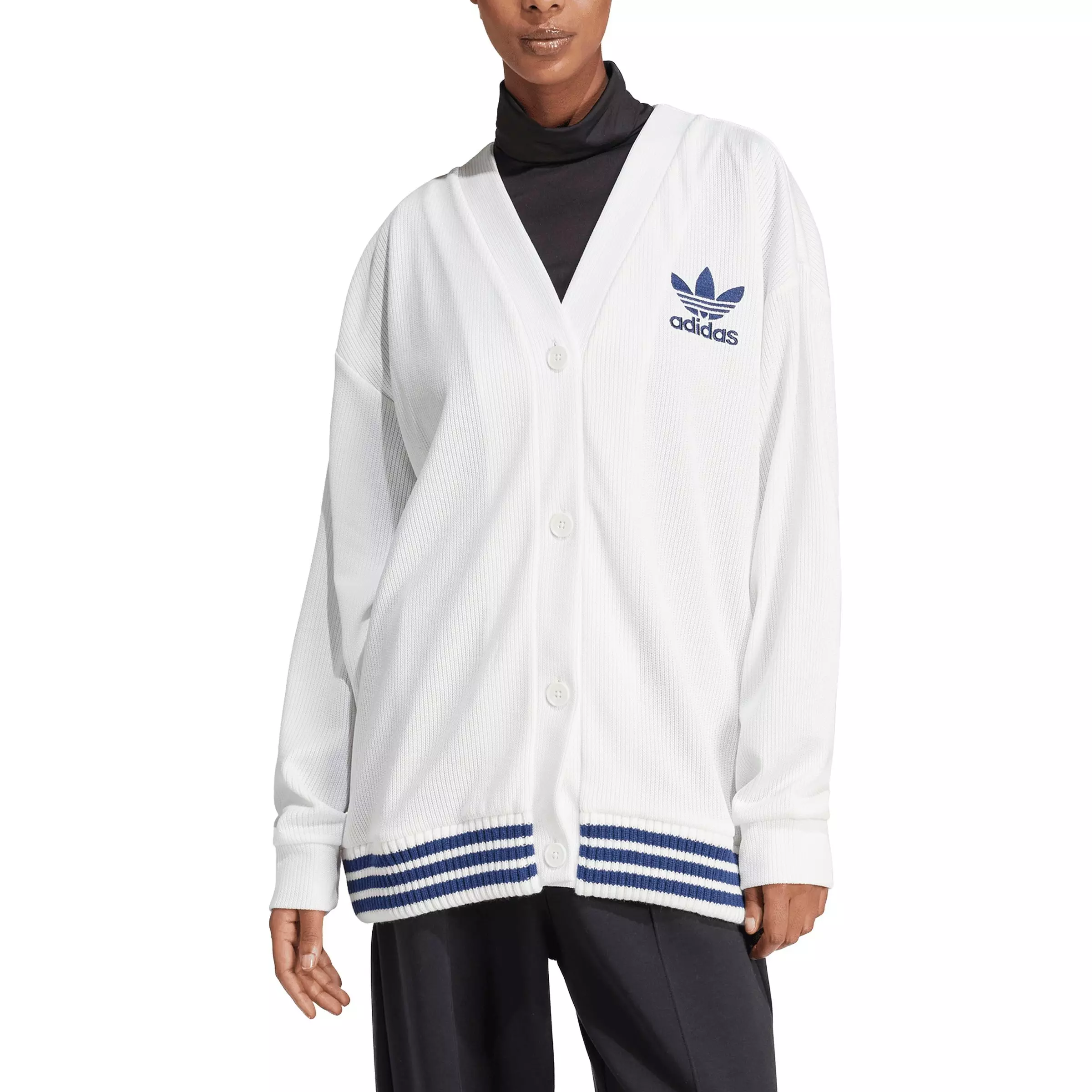 adidas Women's Originals Cardigan - White - WHITE