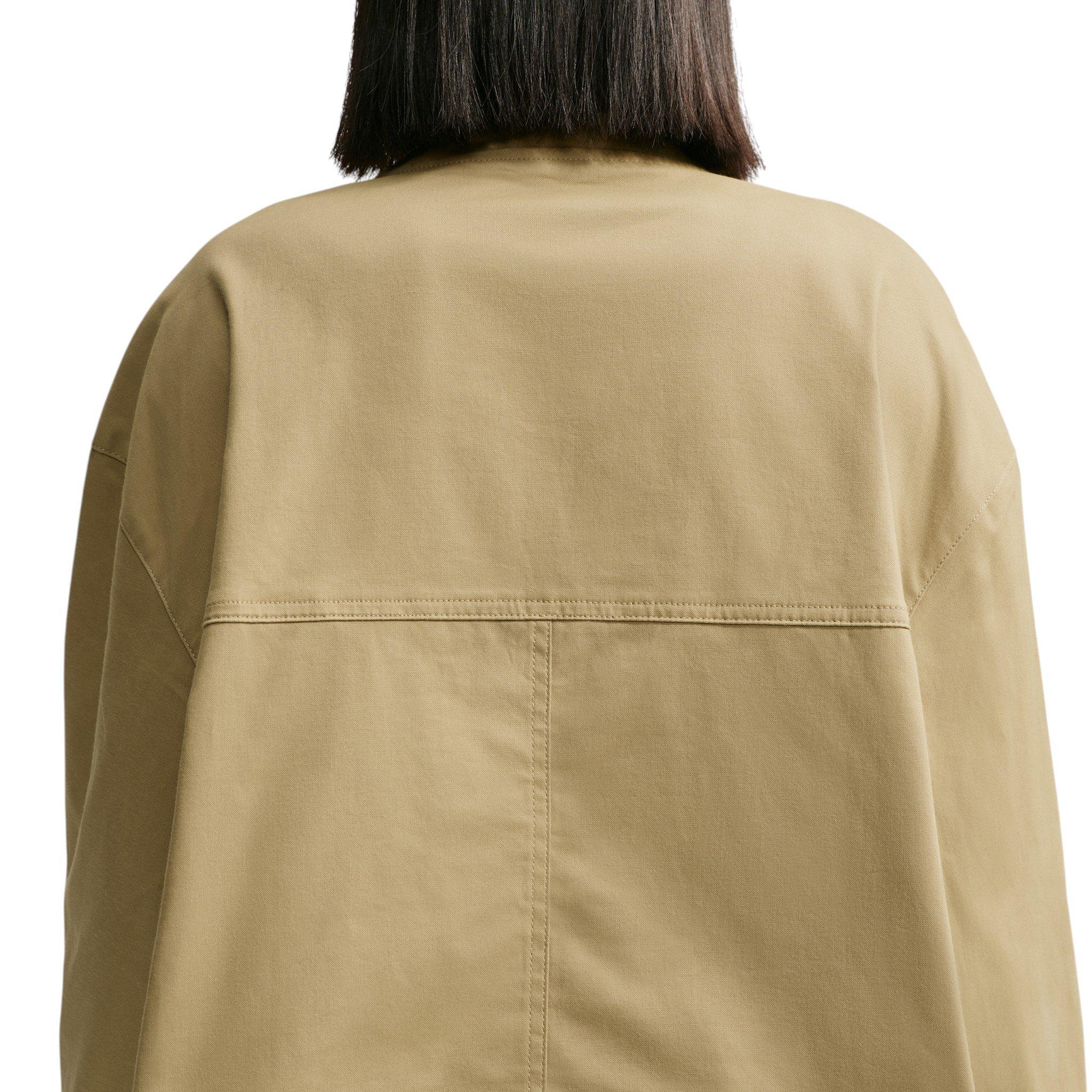 Nike Women's Sportswear Oversized Street Utility Jacket - Beige - BEIGE