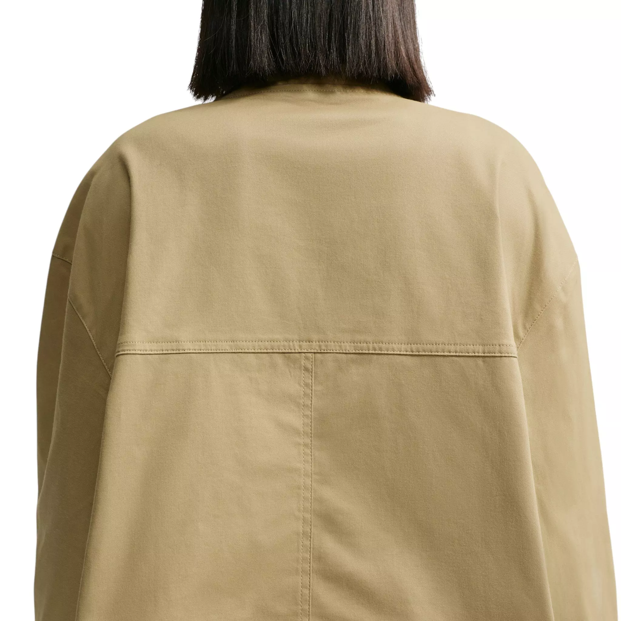 Nike Women's Sportswear Oversized Street Utility Jacket - Beige - BEIGE