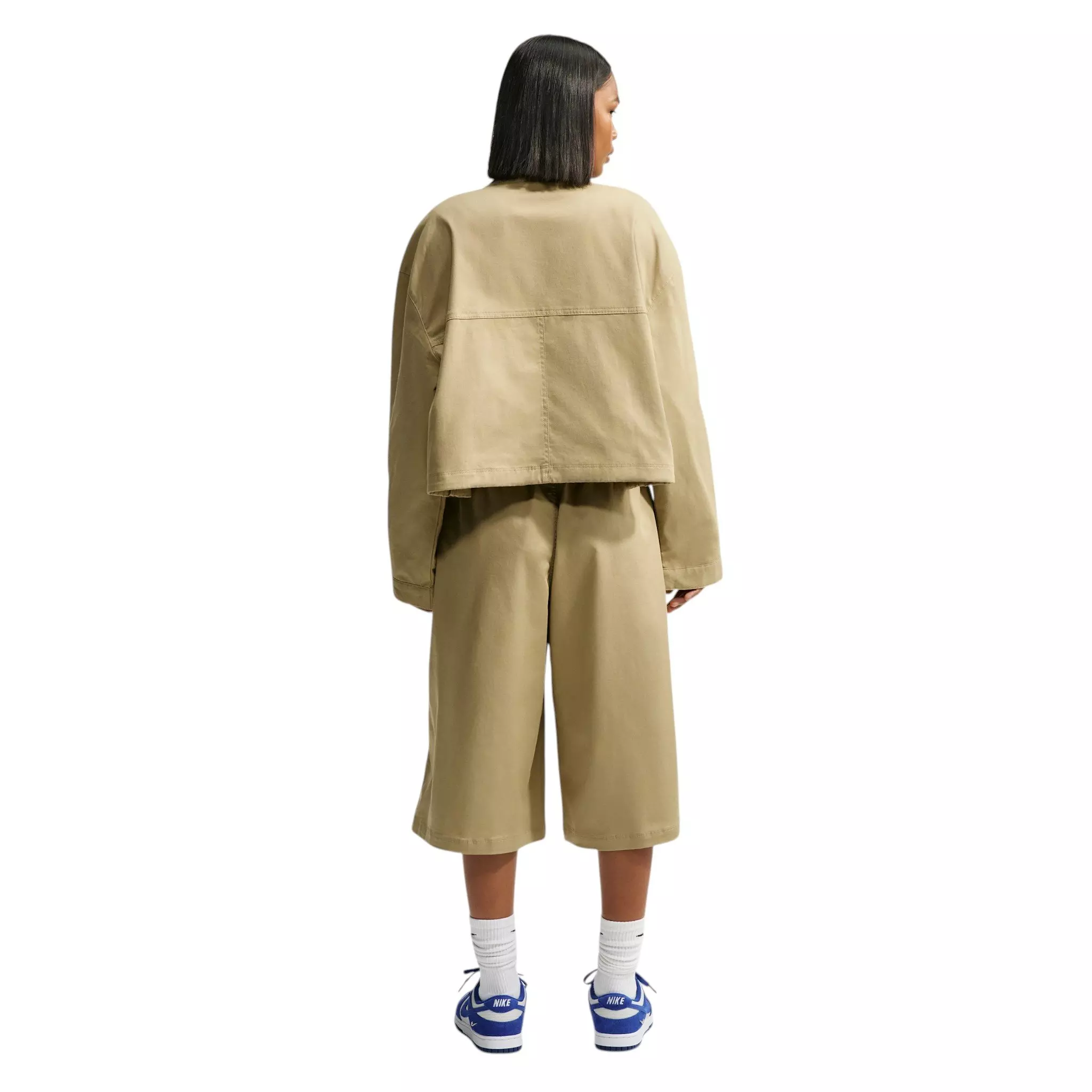 Nike Women's Sportswear Oversized Street Utility Jacket - Beige - BEIGE