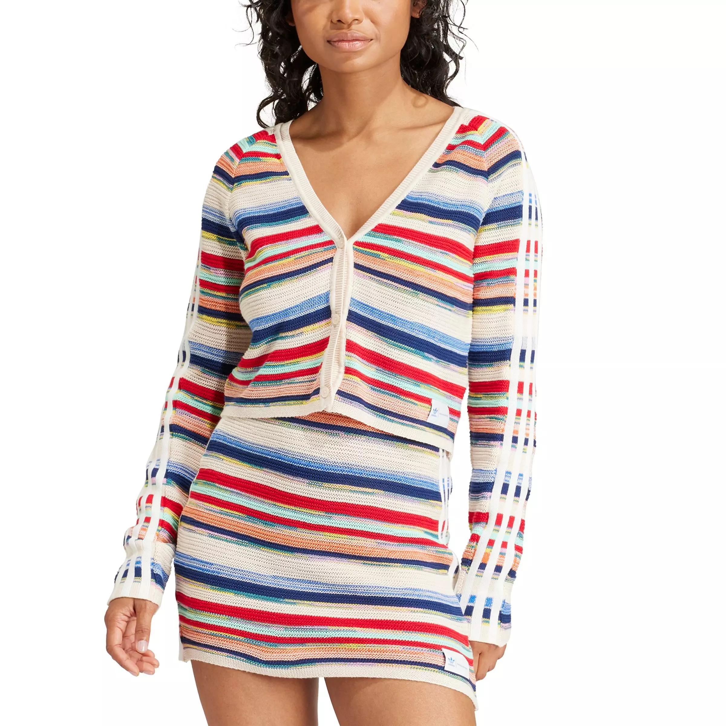 adidas Women's Originals KSENIASCHNAIDER Knitted Cardigan - AS SHOWN