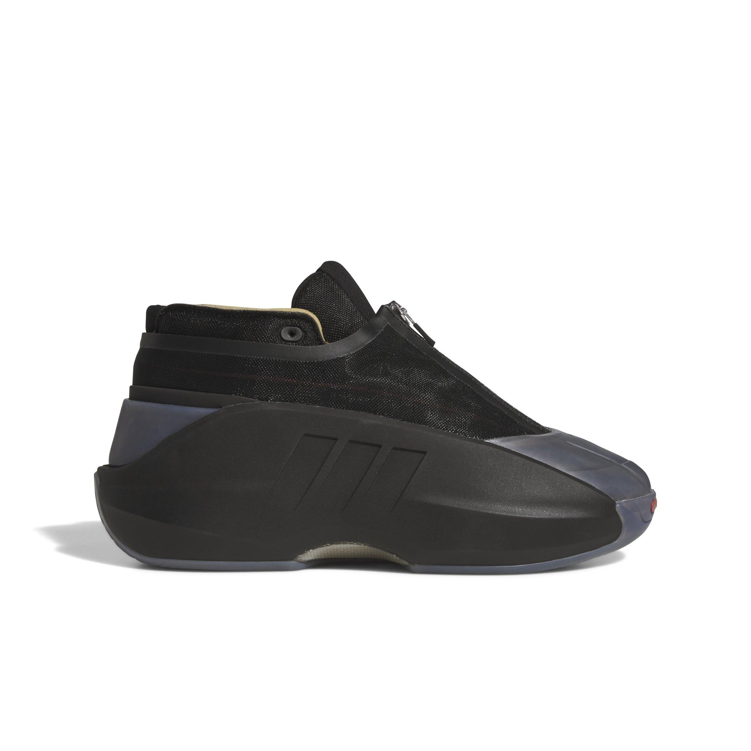 adidas Crazy IIInfinity "Core Black/Preloved Ruby/Charcoal" Unisex Basketball Shoe - BLACK Thumbnail View 1