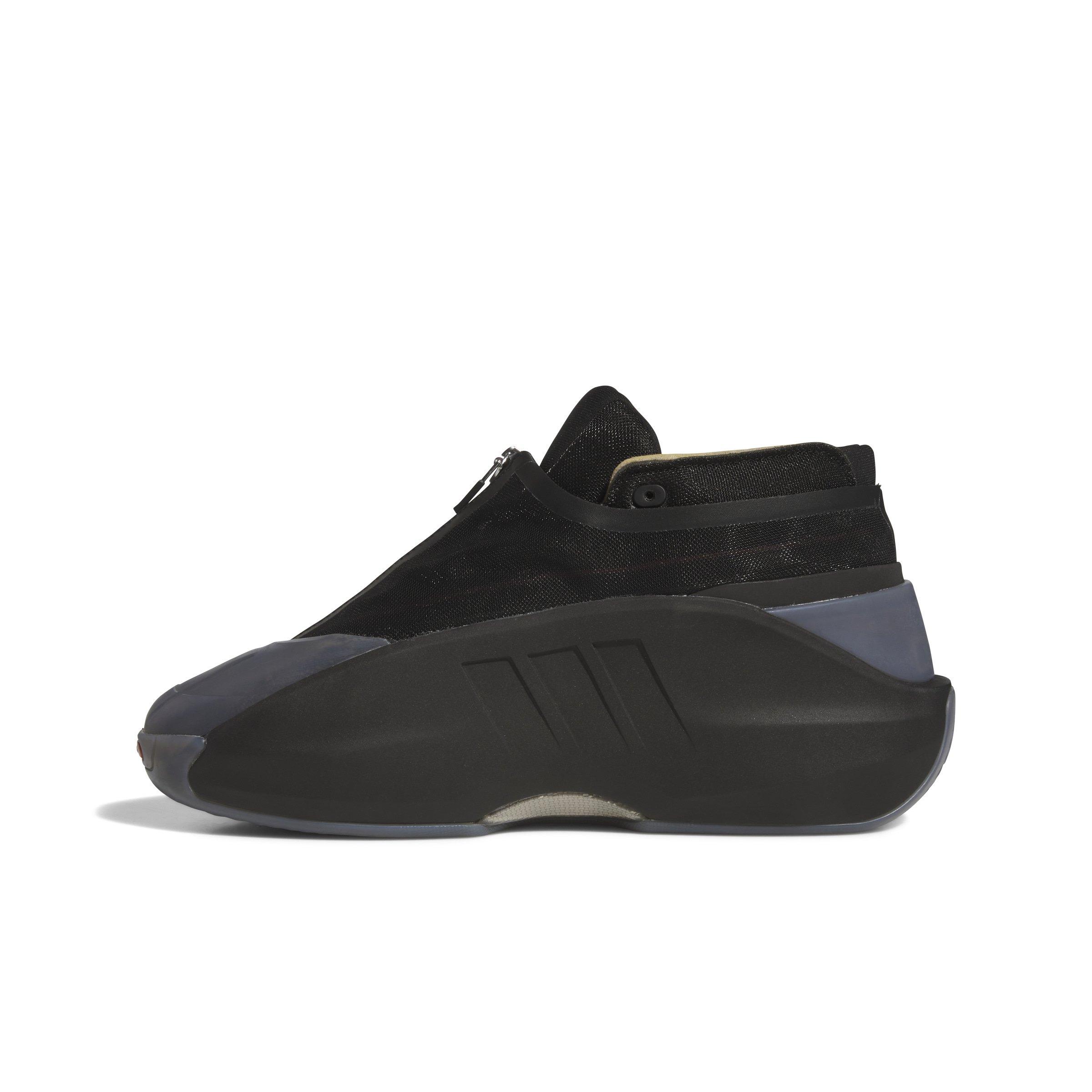 adidas Crazy IIInfinity "Core Black/Preloved Ruby/Charcoal" Unisex Basketball Shoe - BLACK Thumbnail View 2