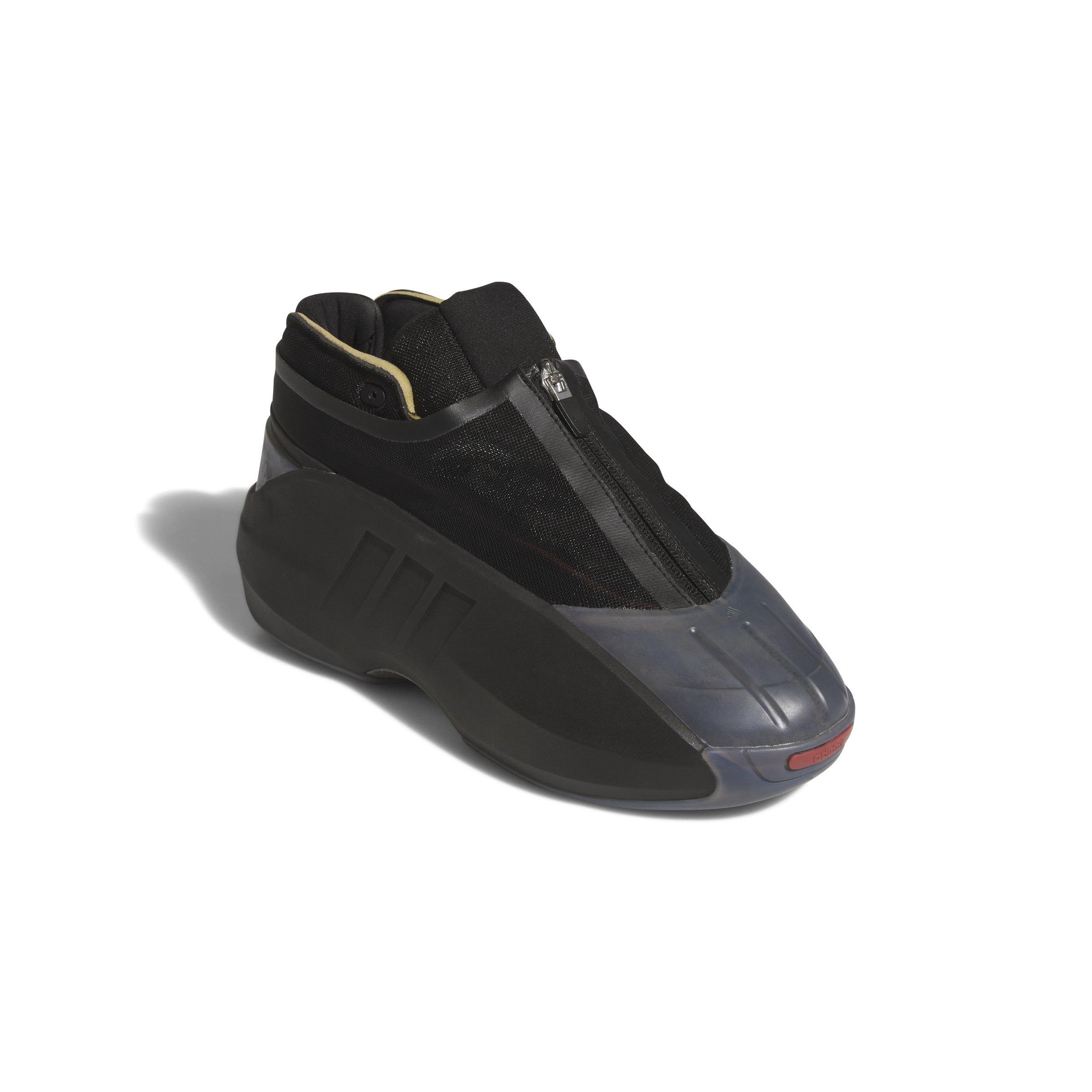 adidas Crazy IIInfinity "Core Black/Preloved Ruby/Charcoal" Unisex Basketball Shoe - BLACK Thumbnail View 3