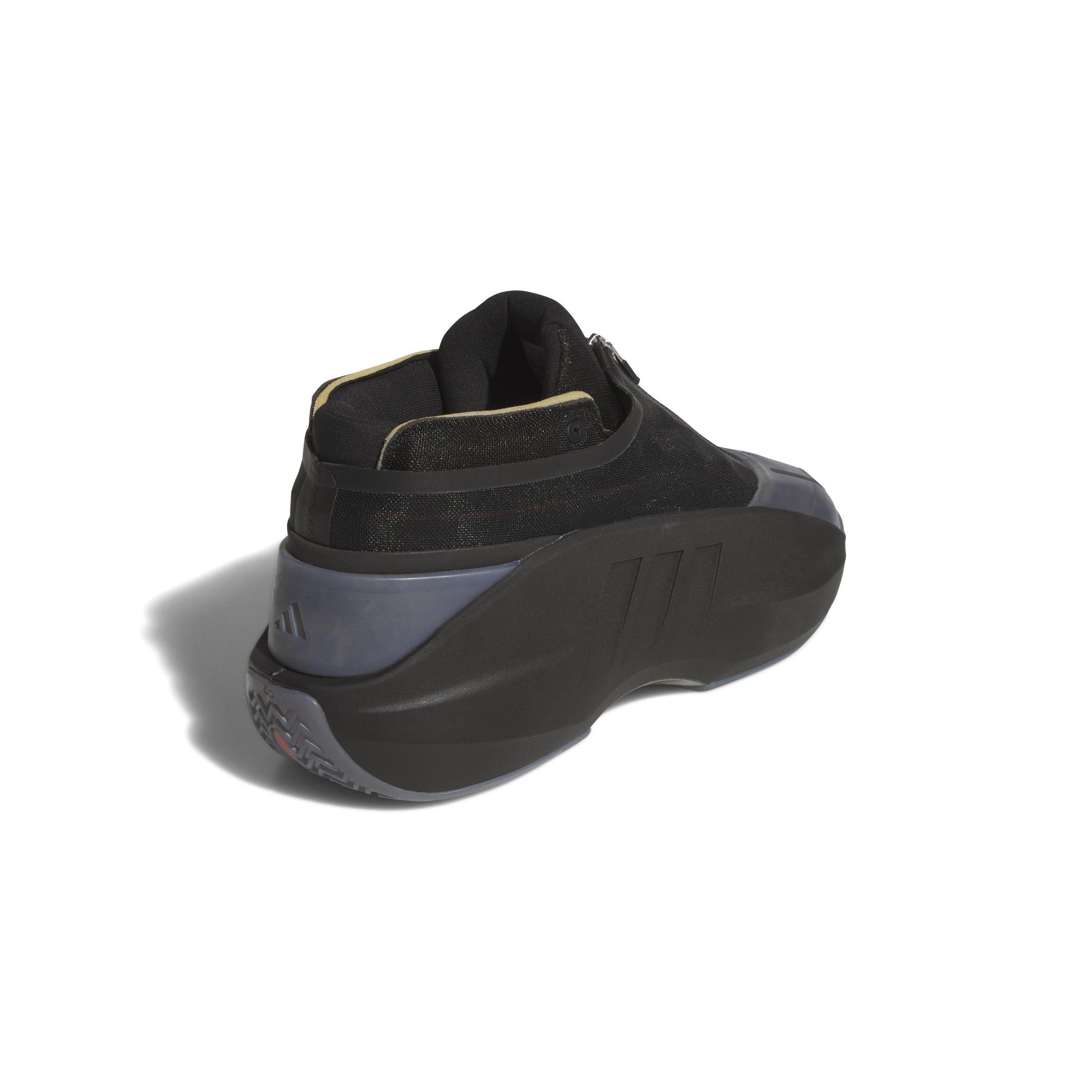 adidas Crazy IIInfinity "Core Black/Preloved Ruby/Charcoal" Unisex Basketball Shoe - BLACK Thumbnail View 4