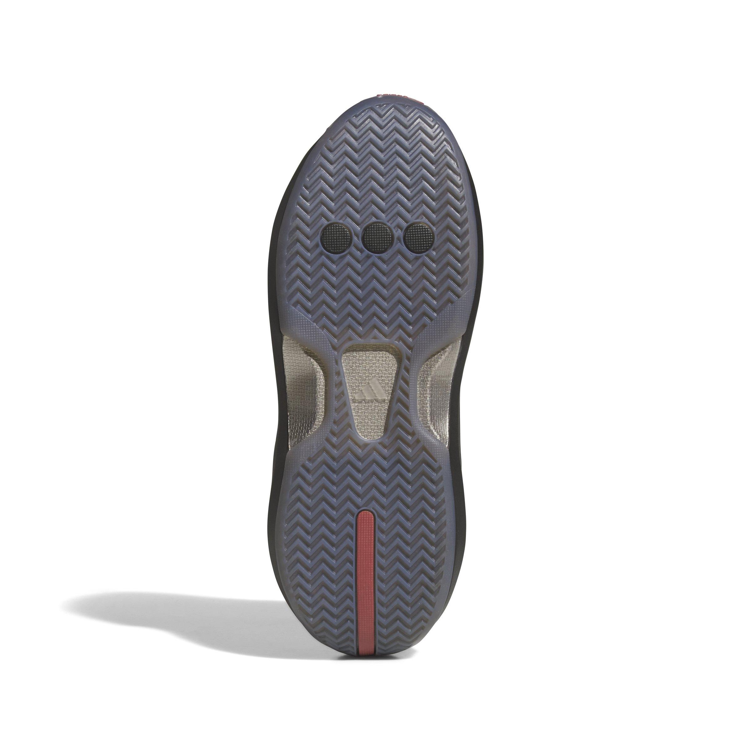 adidas Crazy IIInfinity "Core Black/Preloved Ruby/Charcoal" Unisex Basketball Shoe - BLACK Thumbnail View 6