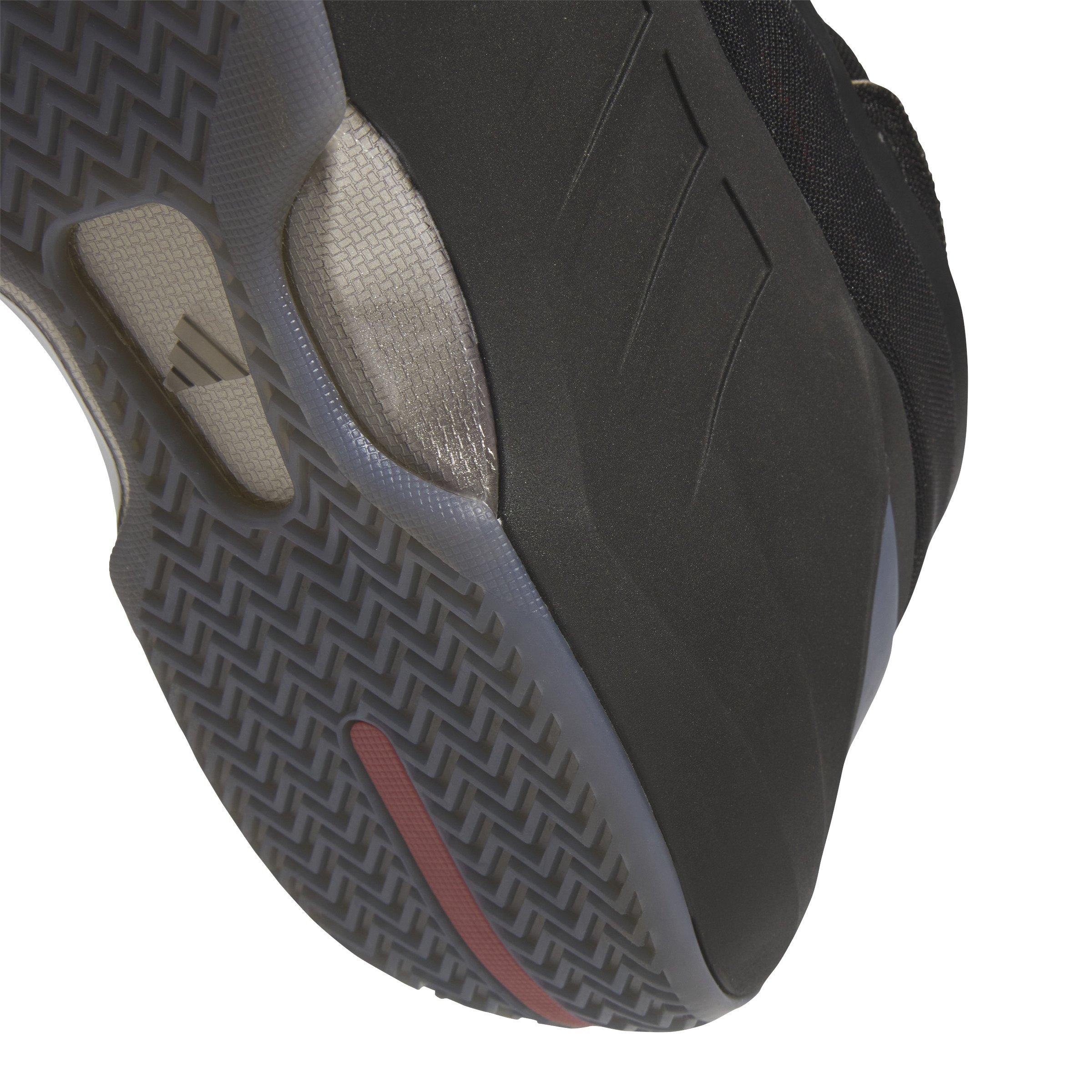 adidas Crazy IIInfinity "Core Black/Preloved Ruby/Charcoal" Unisex Basketball Shoe - BLACK Thumbnail View 8