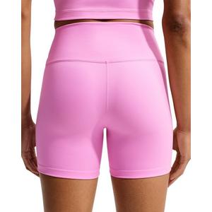 Nike Women's One High-Waisted 5" Biker Shorts - Pink - PINK