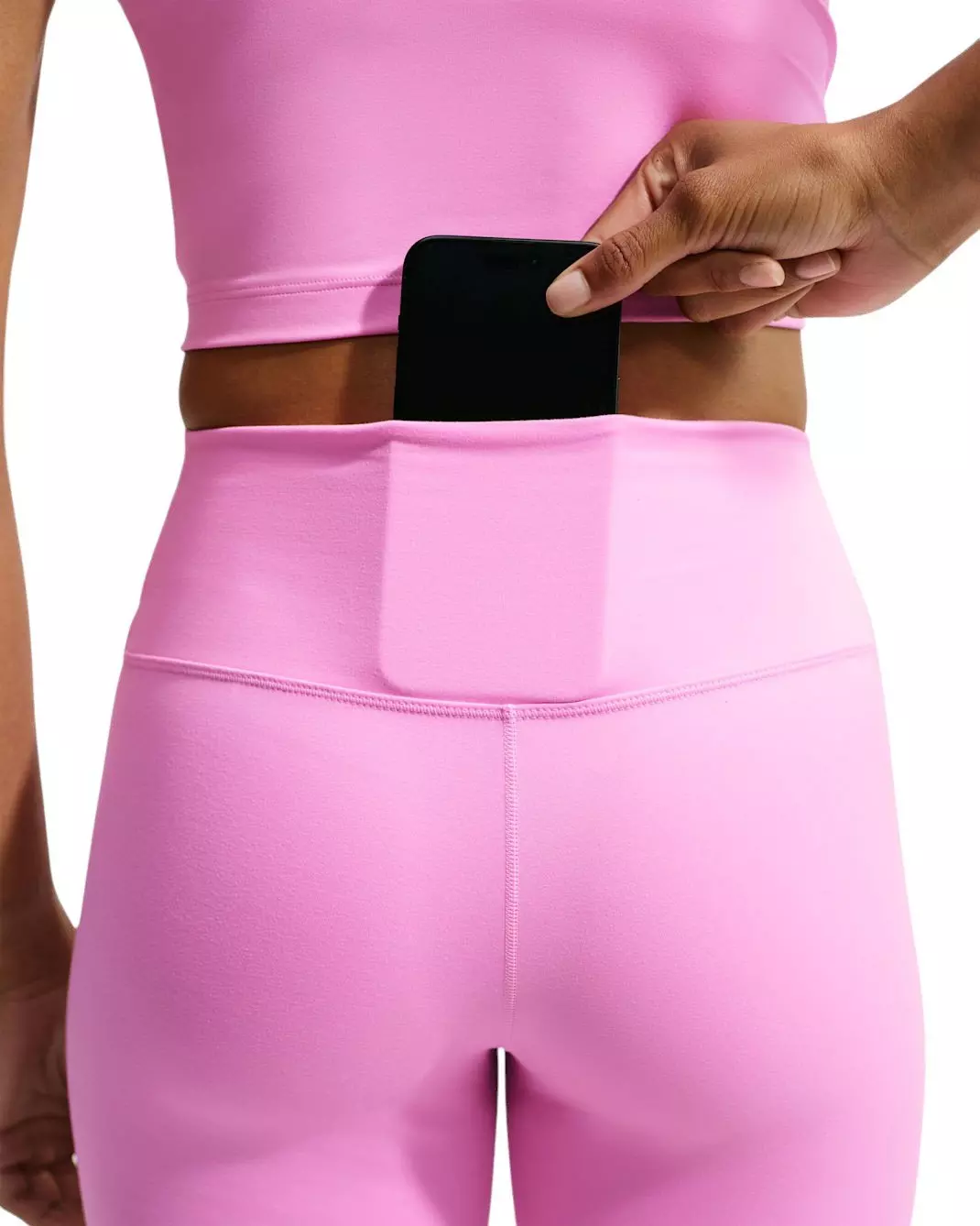 Nike Women's One High-Waisted 5" Biker Shorts - Pink - PINK
