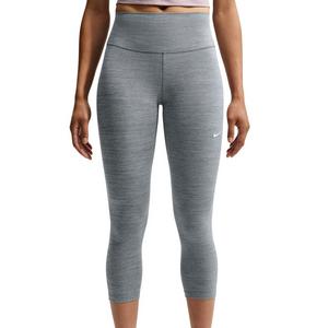 Nike Women's One High-Waisted Crop Leggings - Grey/White